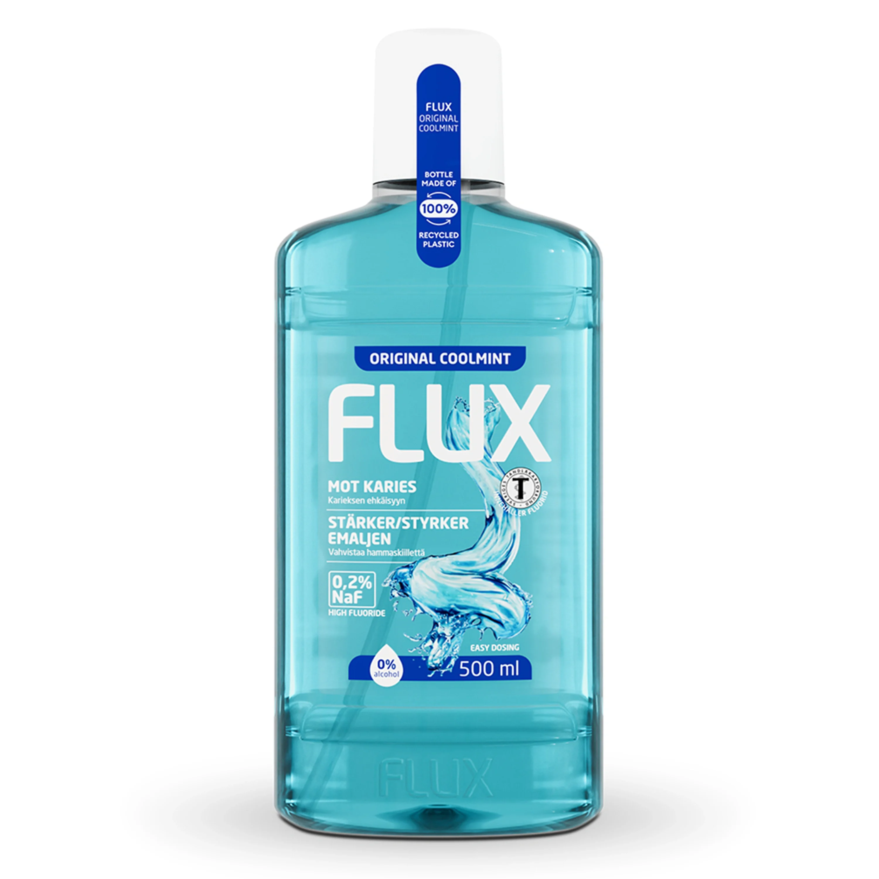Flux Original Coolmint fluorskölj 500 ml från Flux – köp hos Apotek Hjärtat
