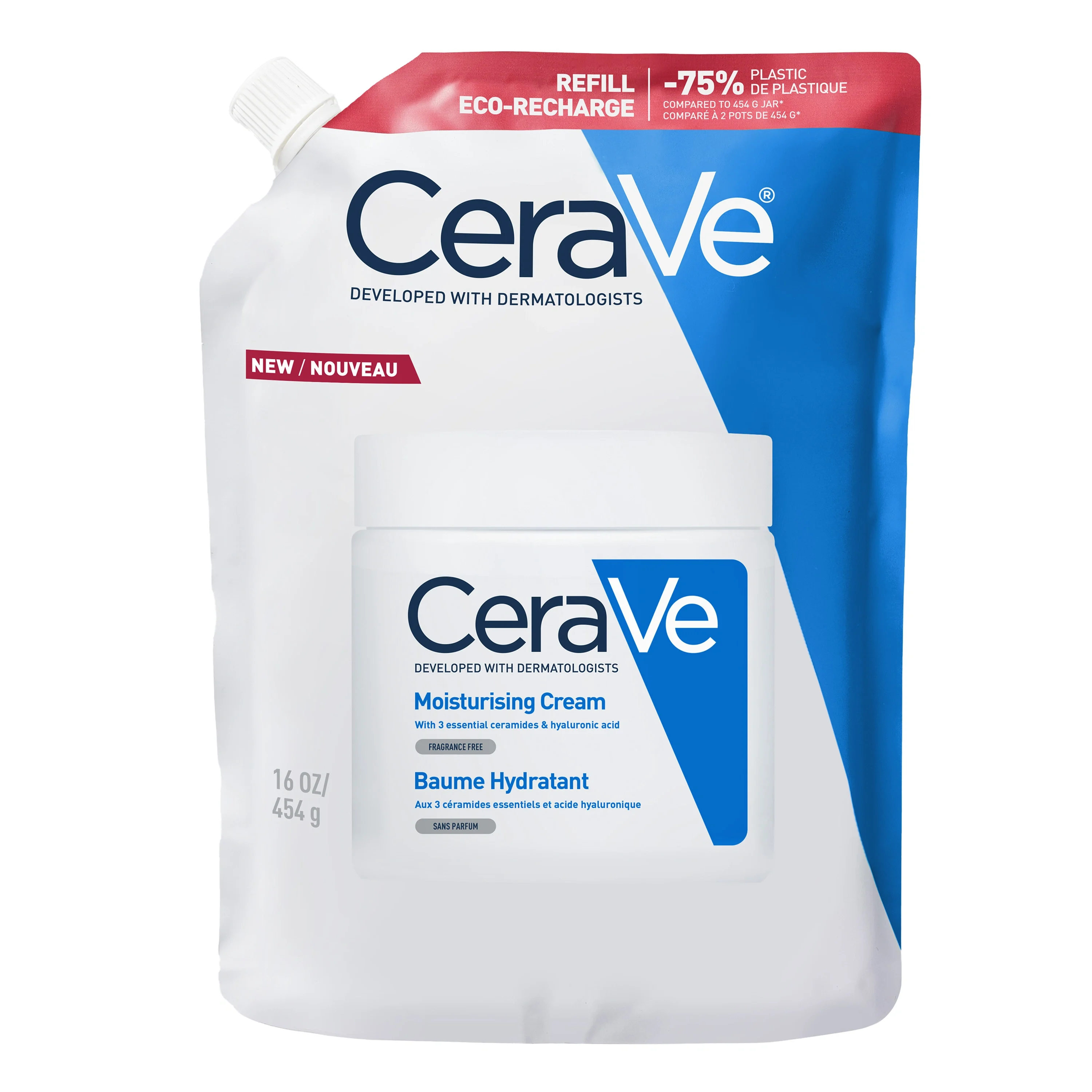 CeraVe Moisturising Cream Refill 454 g från CeraVe – köp hos Apotek Hjärtat