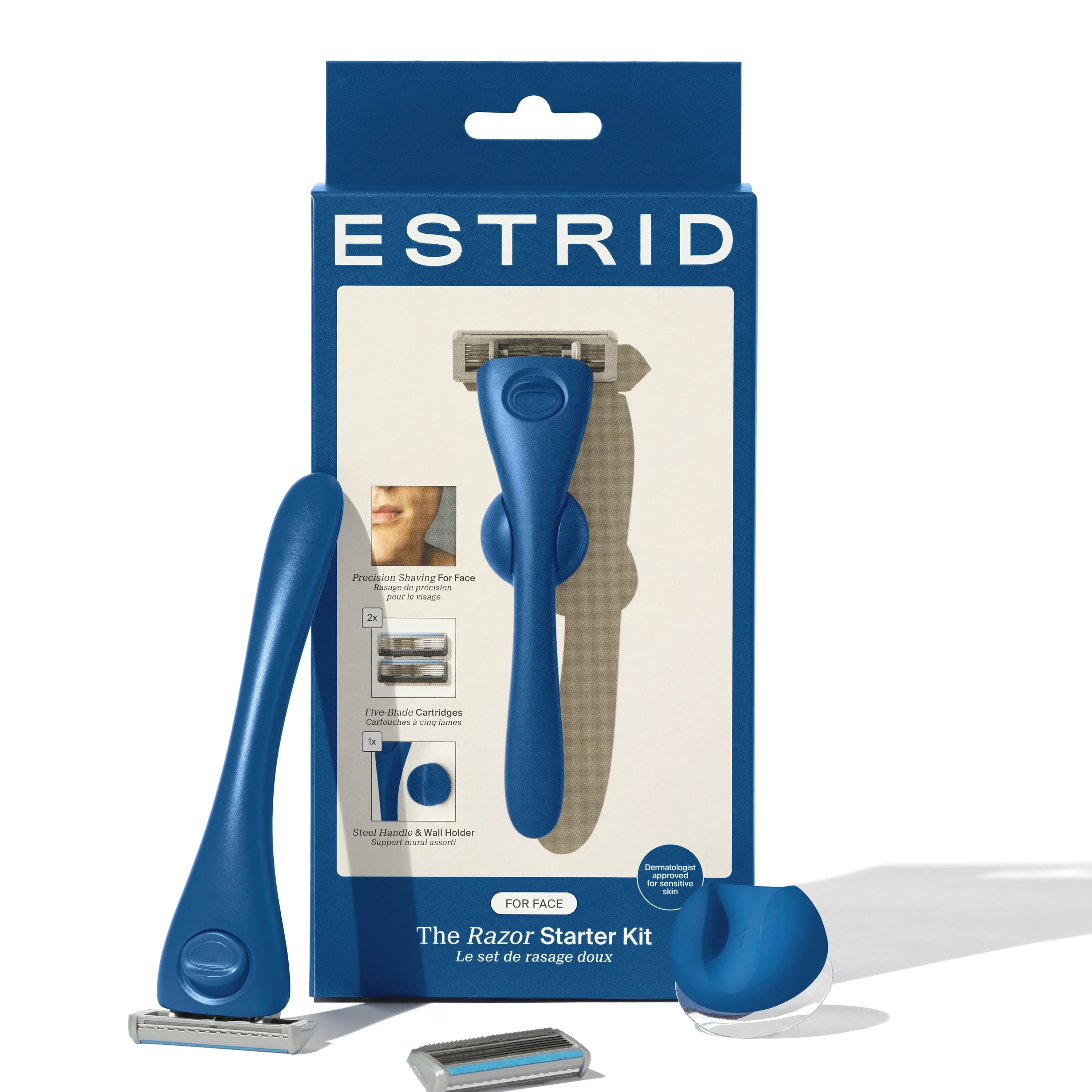 Estrid The Face Razor Starter Kit Lagoon från Estrid – köp hos Apotek Hjärtat