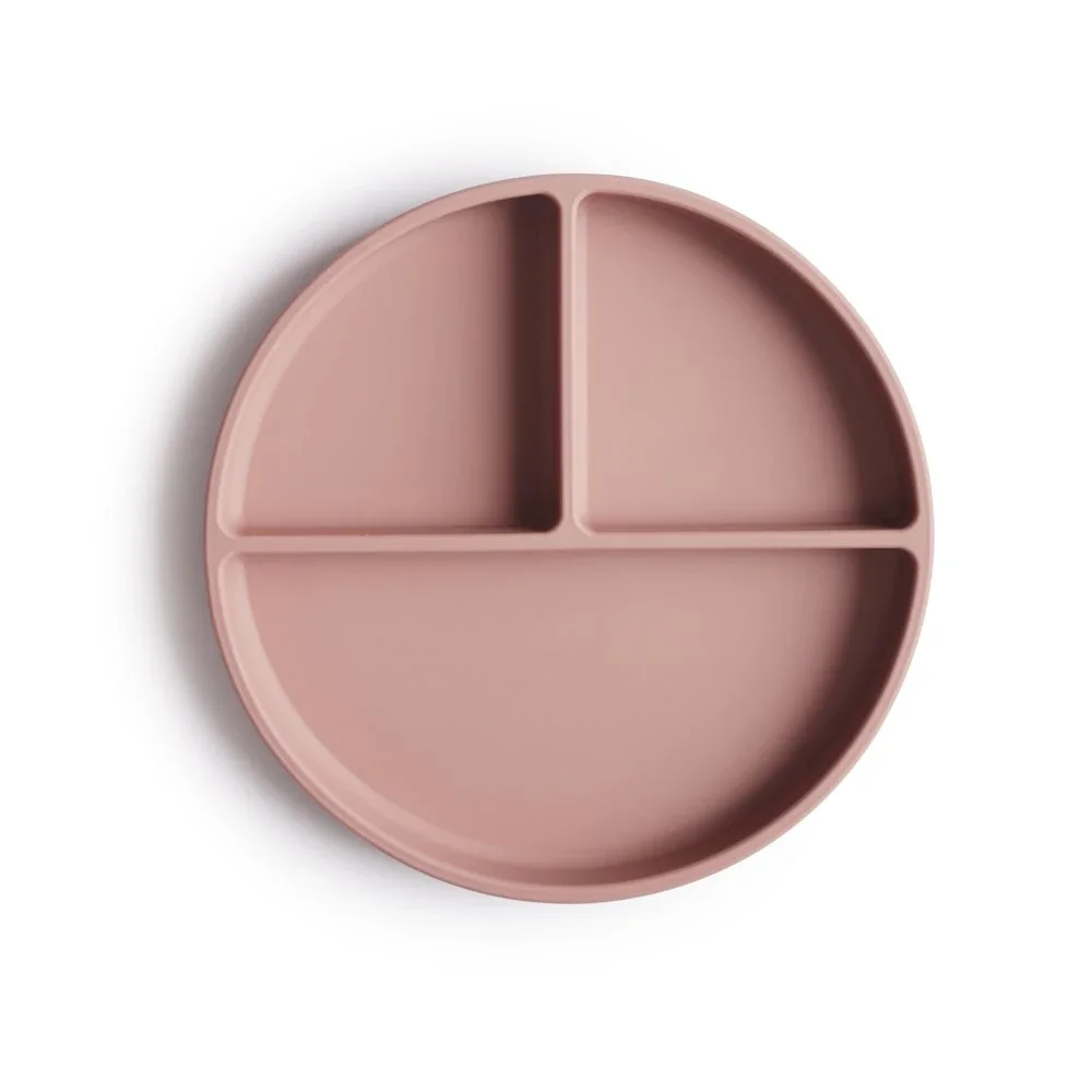 Mushie Silicone Suction Plate Blush från Mushie – köp hos Apotek Hjärtat