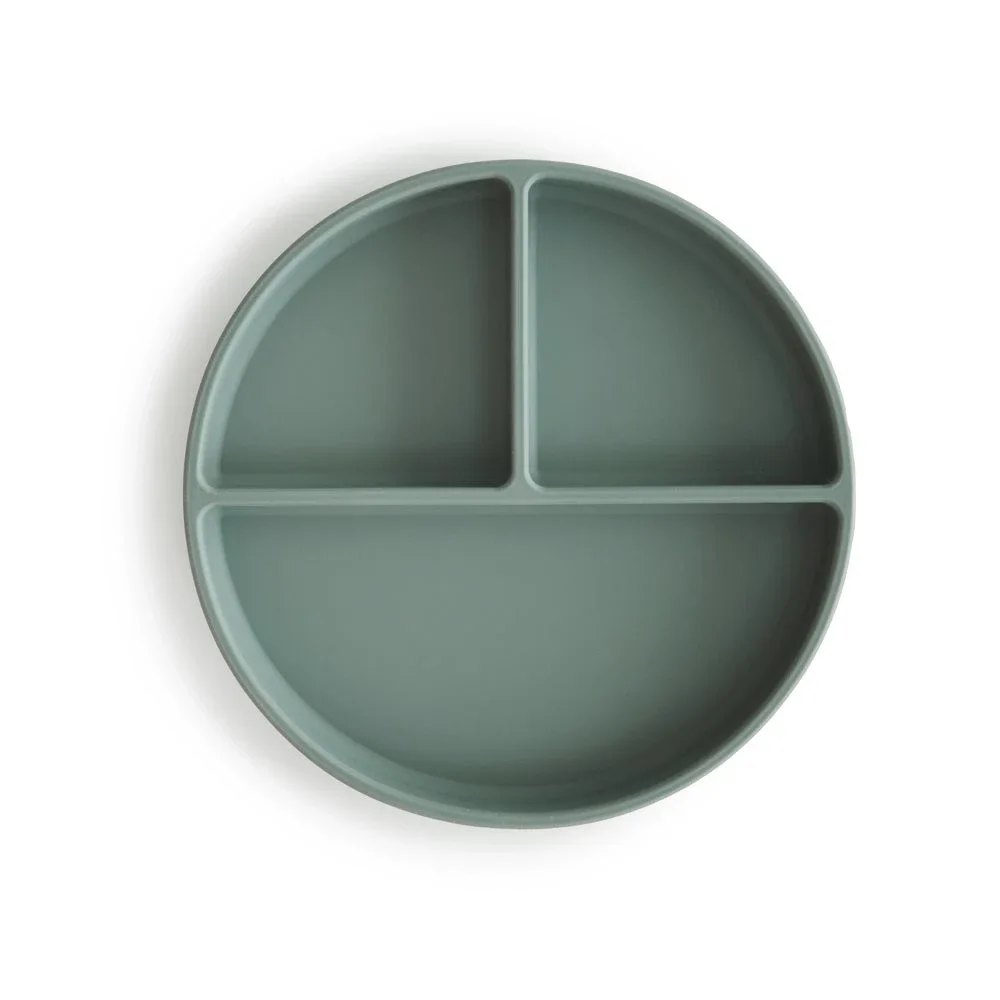 Mushie Silicone Suction Plate Cambridge Blue från Mushie – köp hos Apotek Hjärtat