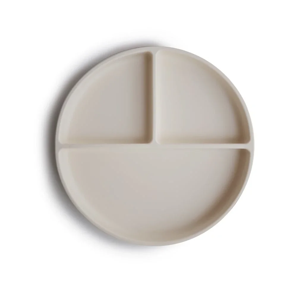Mushie Silicone Suction Plate Plate Ivory från Mushie – köp hos Apotek Hjärtat