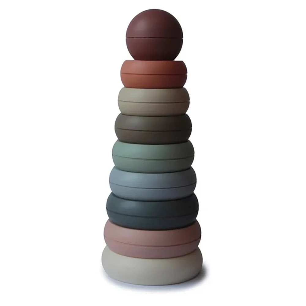 Mushie Ringtower Original Stackning Toy från Mushie – köp hos Apotek Hjärtat