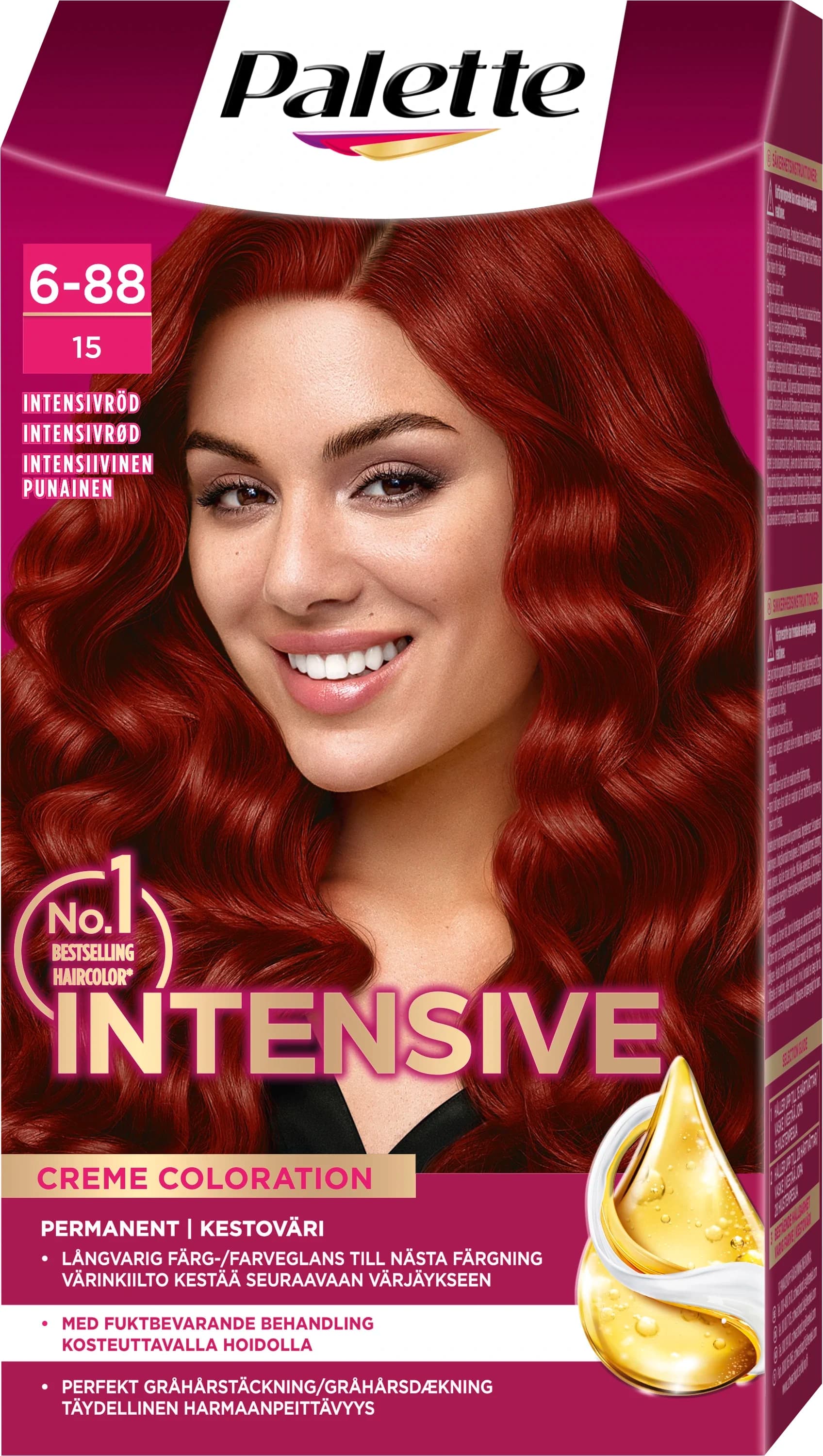 Palette Intensive Creme Coloration 6-88 Intensivröd från Palette – köp hos Apotek Hjärtat