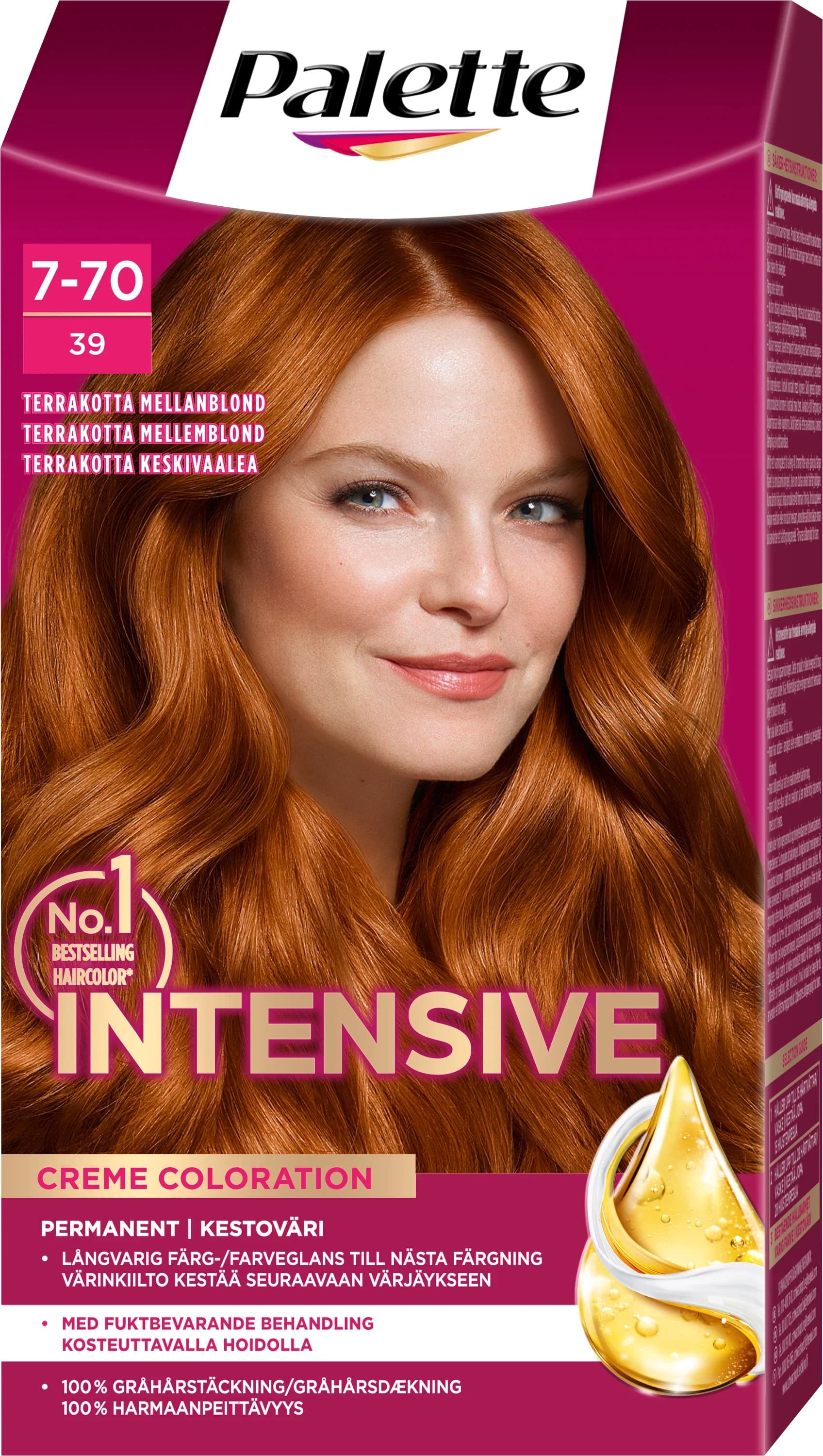 Palette Intensive Creme Coloration 7-70 Terrakotta Mellanblond från Palette – köp hos Apotek Hjärtat