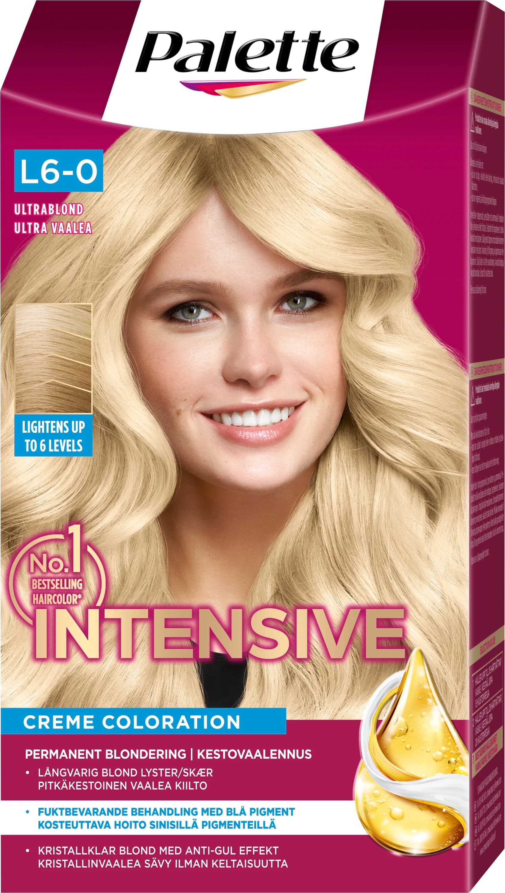 Palette Intensive Creme Coloration L6-0 Ultra Blond från Palette – köp hos Apotek Hjärtat