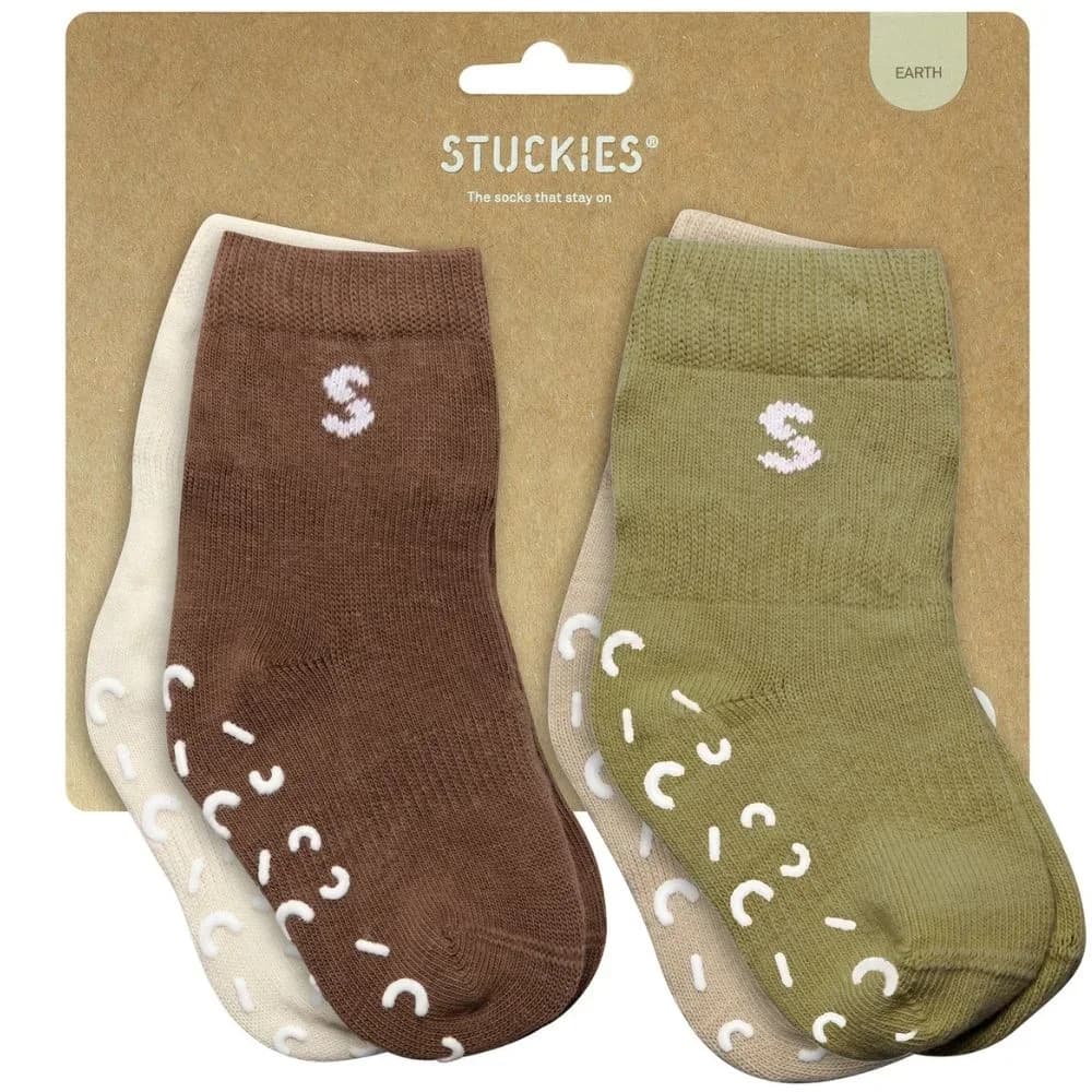 STUCKIES Strumpor i bomull Earth 4- pack 25/27 från STUCKIES – köp hos Apotek Hjärtat
