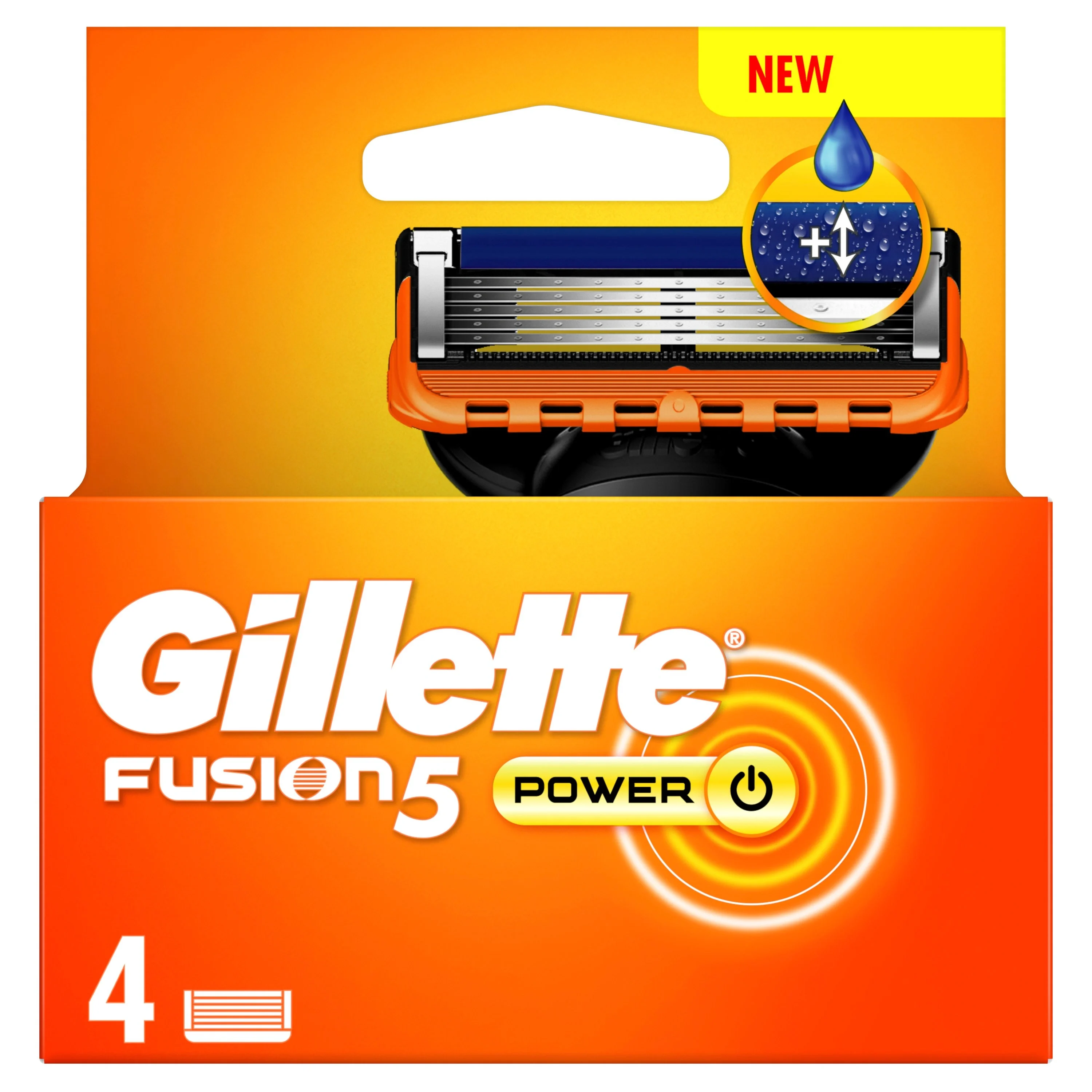 Gillette Fusion5 Power 4 st från Gillette – köp hos Apotek Hjärtat