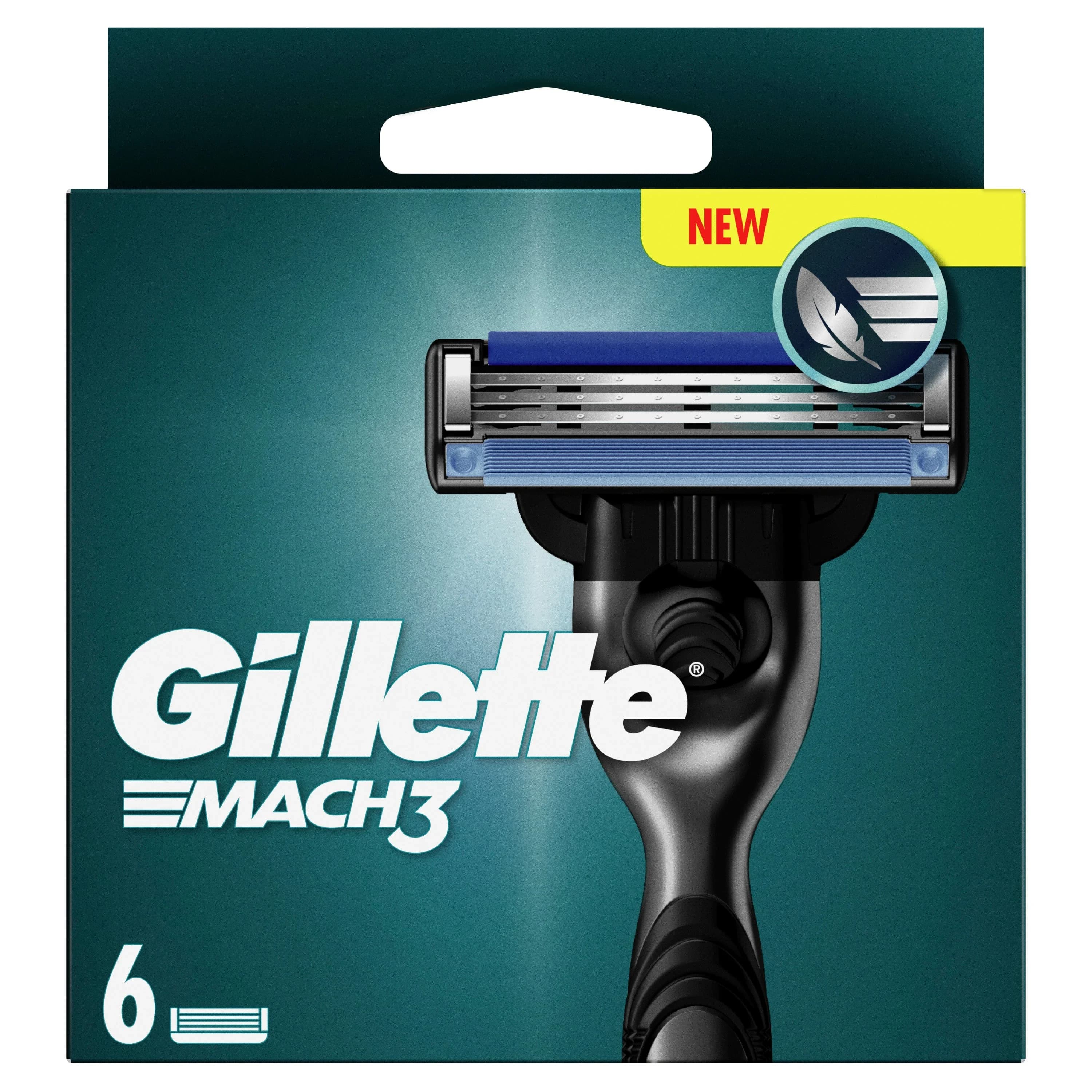 Gillette Mach3 Base 6 st från Gillette – köp hos Apotek Hjärtat