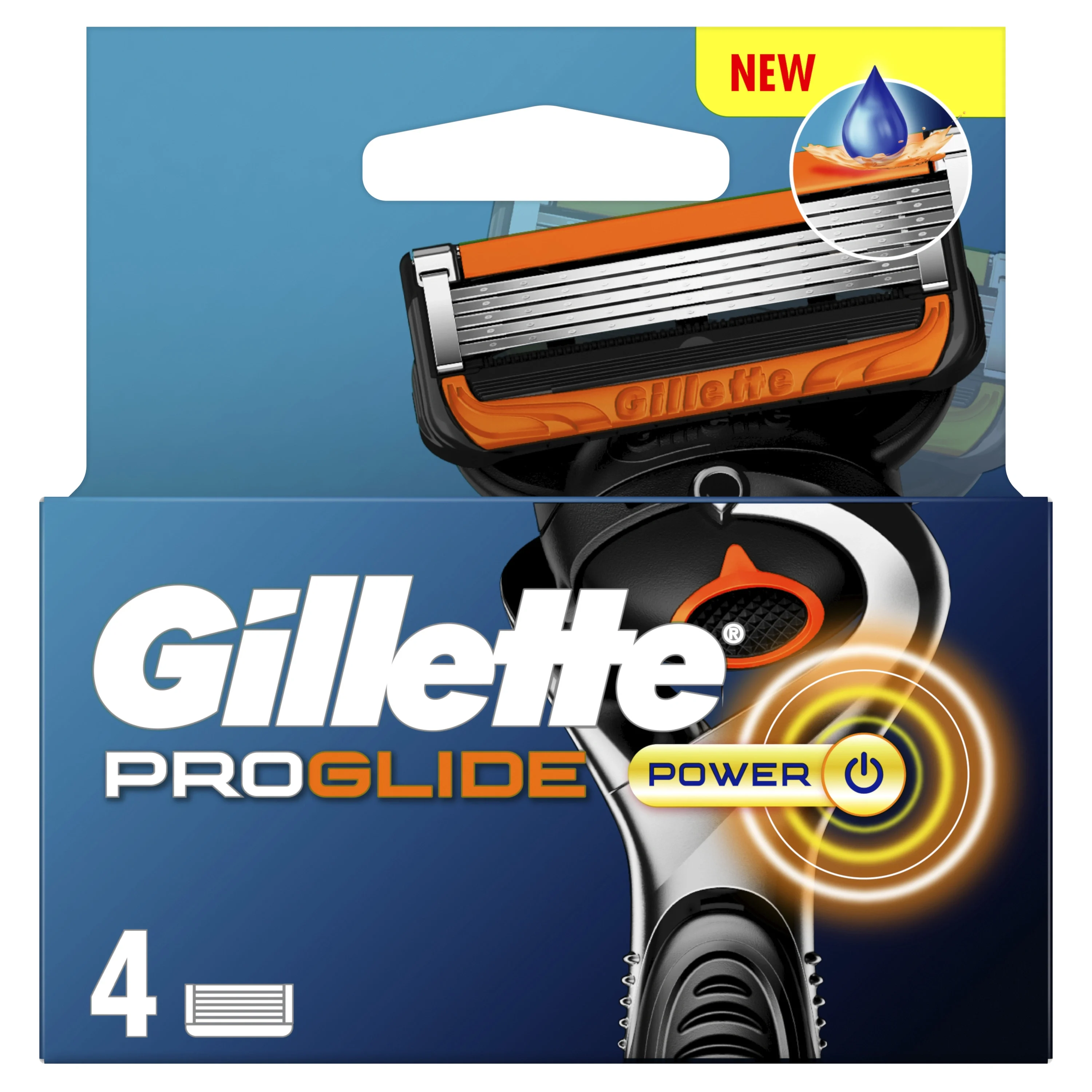 Gillette Proglide Power 4 st från Gillette – köp hos Apotek Hjärtat