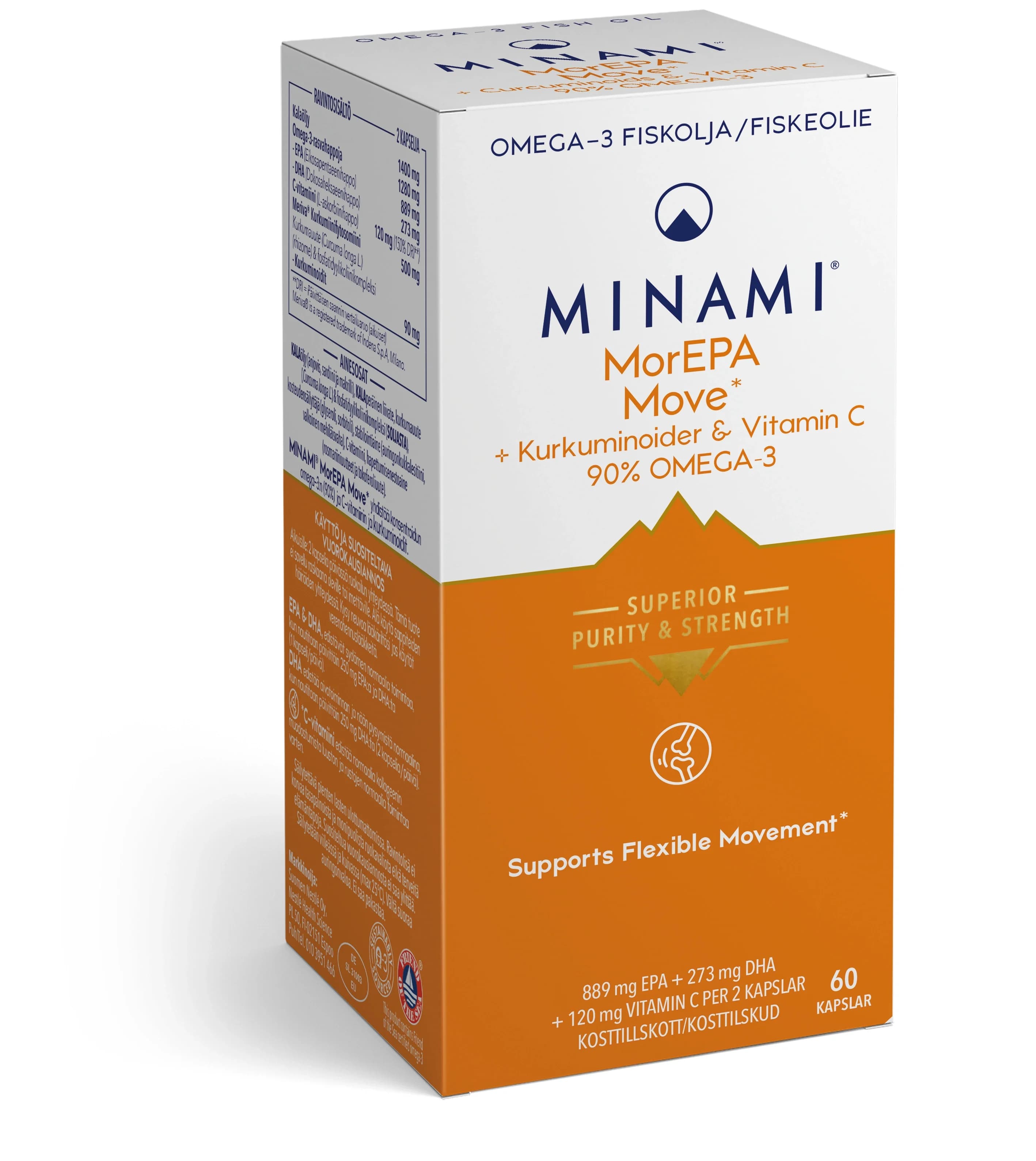 Minami MorEPA Move Omega-3 90% 60 st från Minami – köp hos Apotek Hjärtat