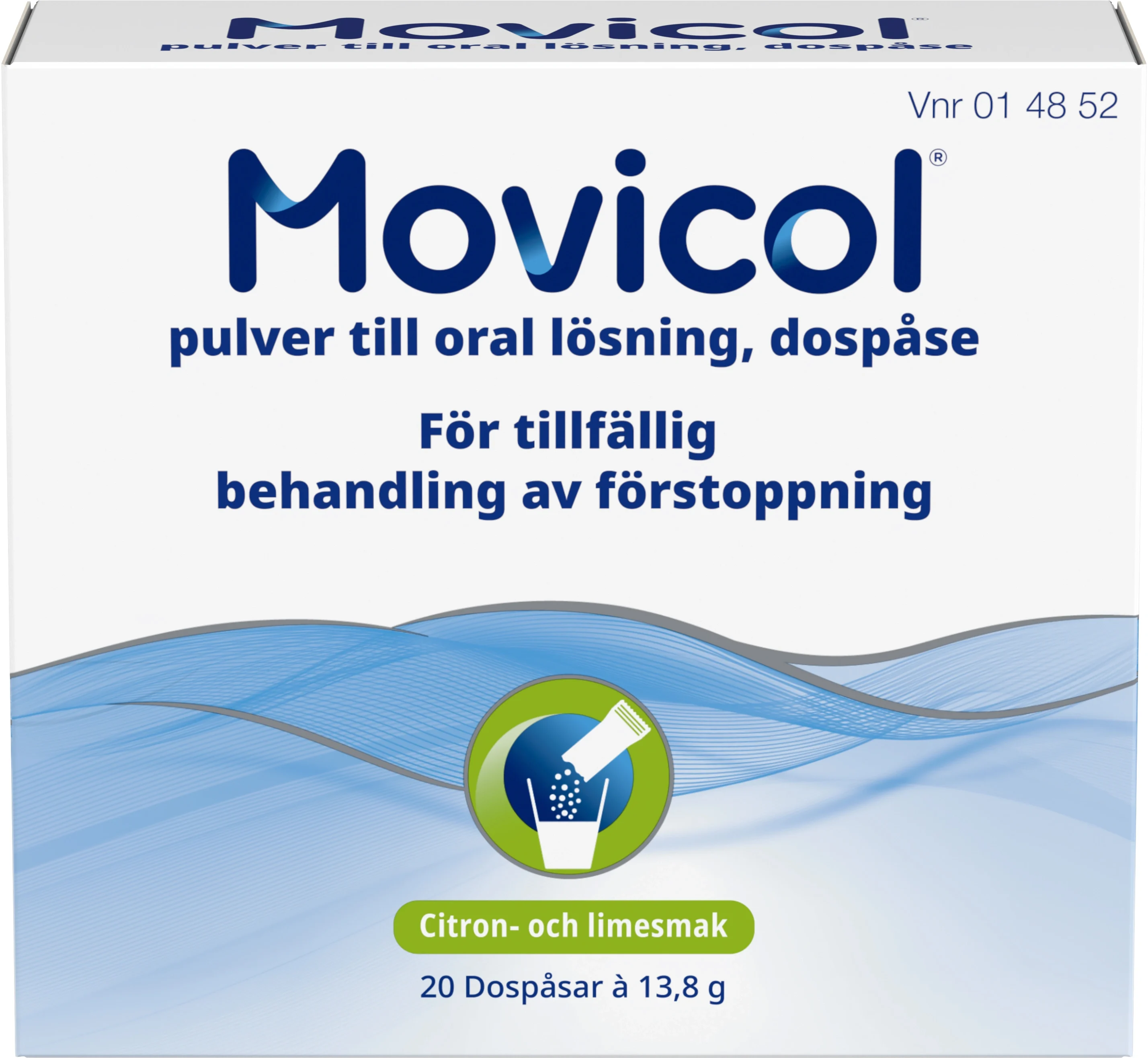 Movicol Pulver i Dospåse 20 st från Movicol – köp hos Apotek Hjärtat