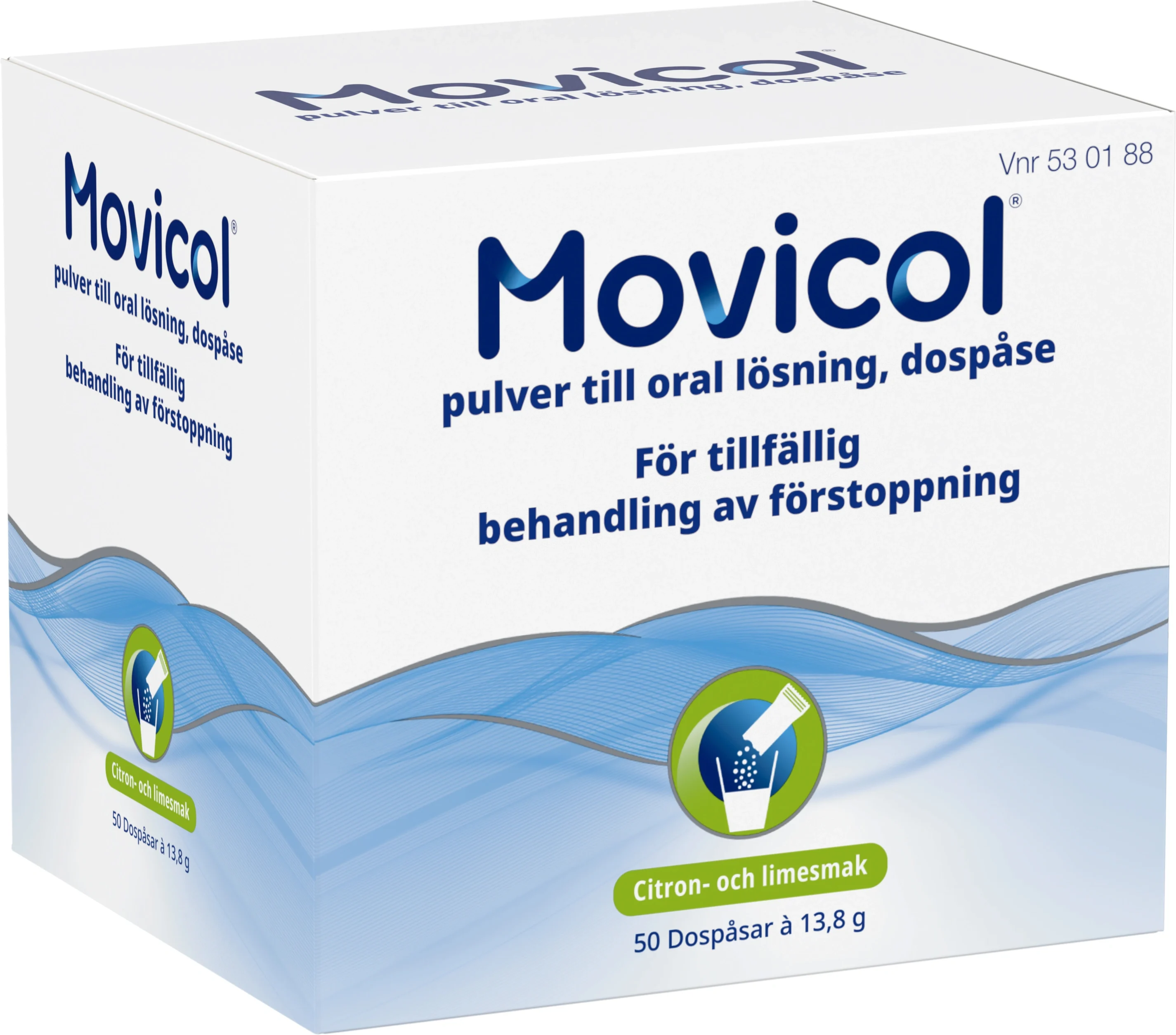Movicol Pulver till oral lösning i dospåse 50 st från Movicol – köp hos Apotek Hjärtat