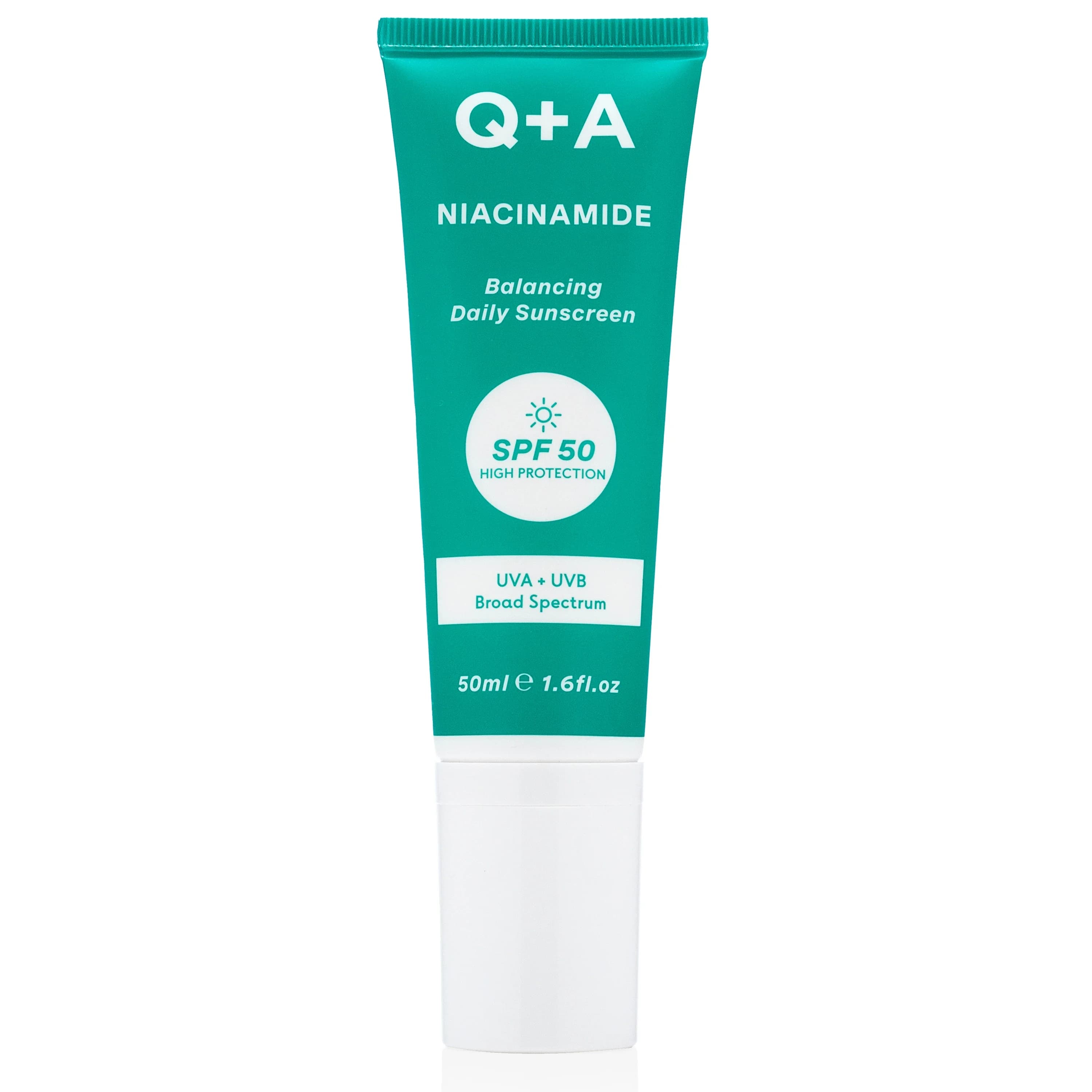 Q+A Niacinamide Balancing Daily Sunscreen SPF 50, 50 ml från Q+A – köp hos Apotek Hjärtat
