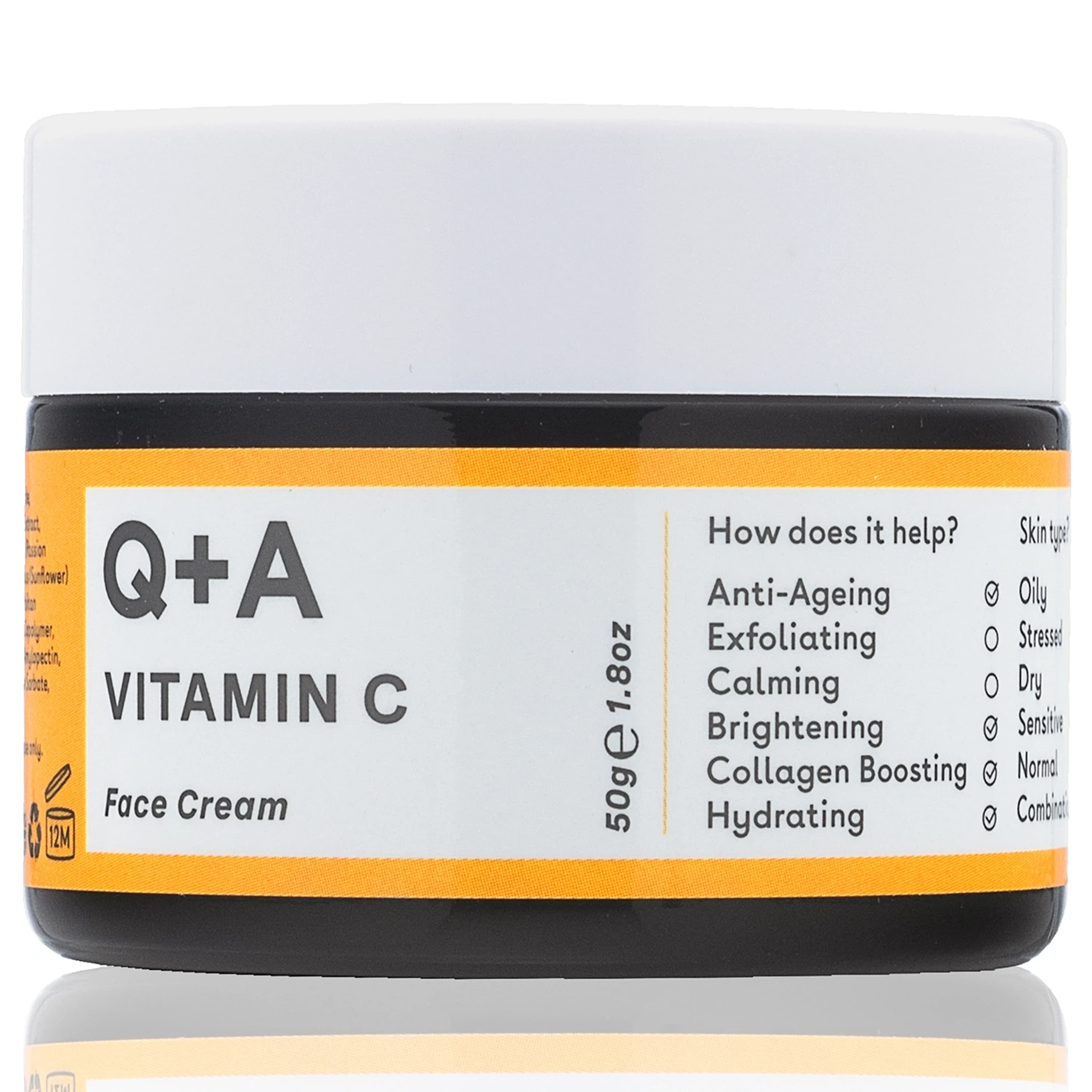 Q+A Vitamin C Radiance Face Cream 50 g från Q+A – köp hos Apotek Hjärtat