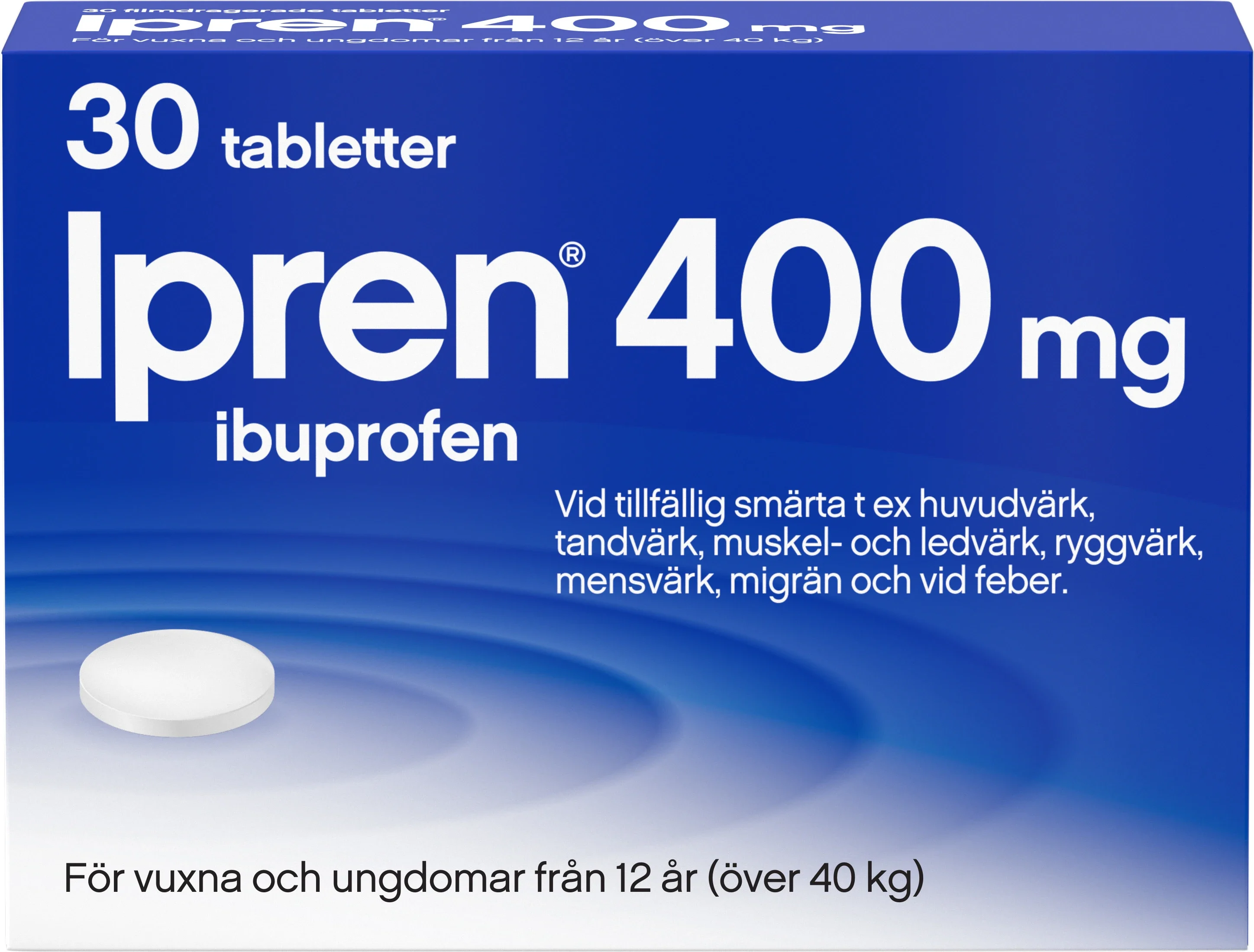 Ipren Tablett 400 mg 30 st från Ipren – köp hos Apotek Hjärtat