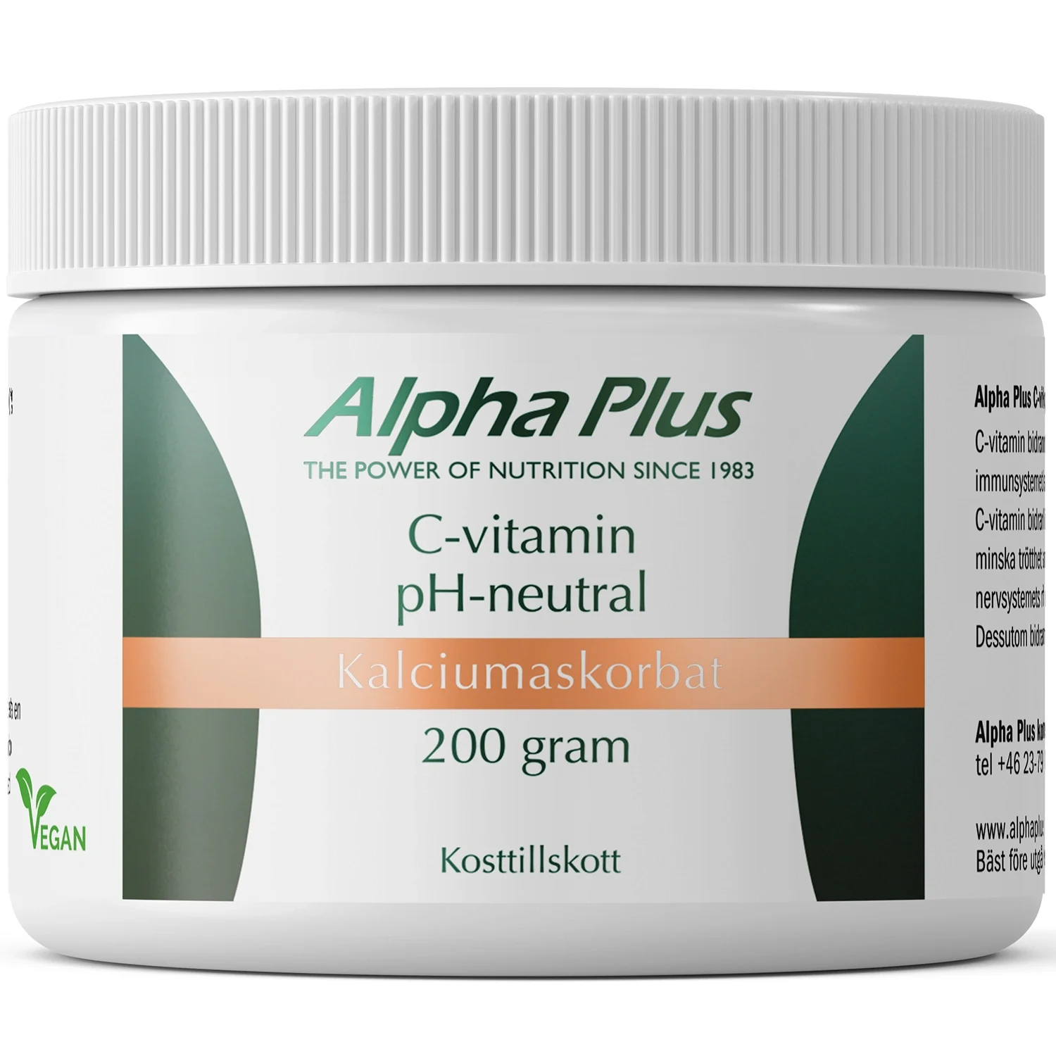Alpha Plus C-Vitamin pH-Neutral 200 g från Alpha Plus – köp hos Apotek Hjärtat