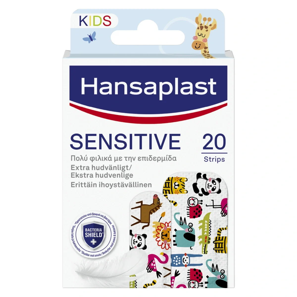 Hansaplast Sensitive Kids 20 Strips från Hansaplast – köp hos Apotek Hjärtat