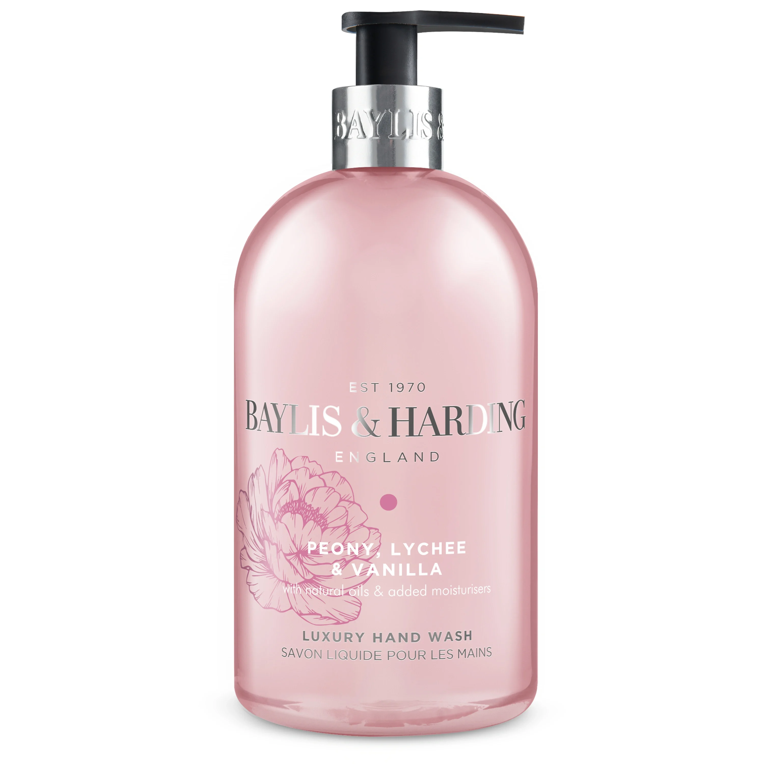 Baylis & Harding Signature Peony, Lychee & Vanilla Hand Wash 500 ml från Baylis & Harding – köp hos Apotek Hjärtat