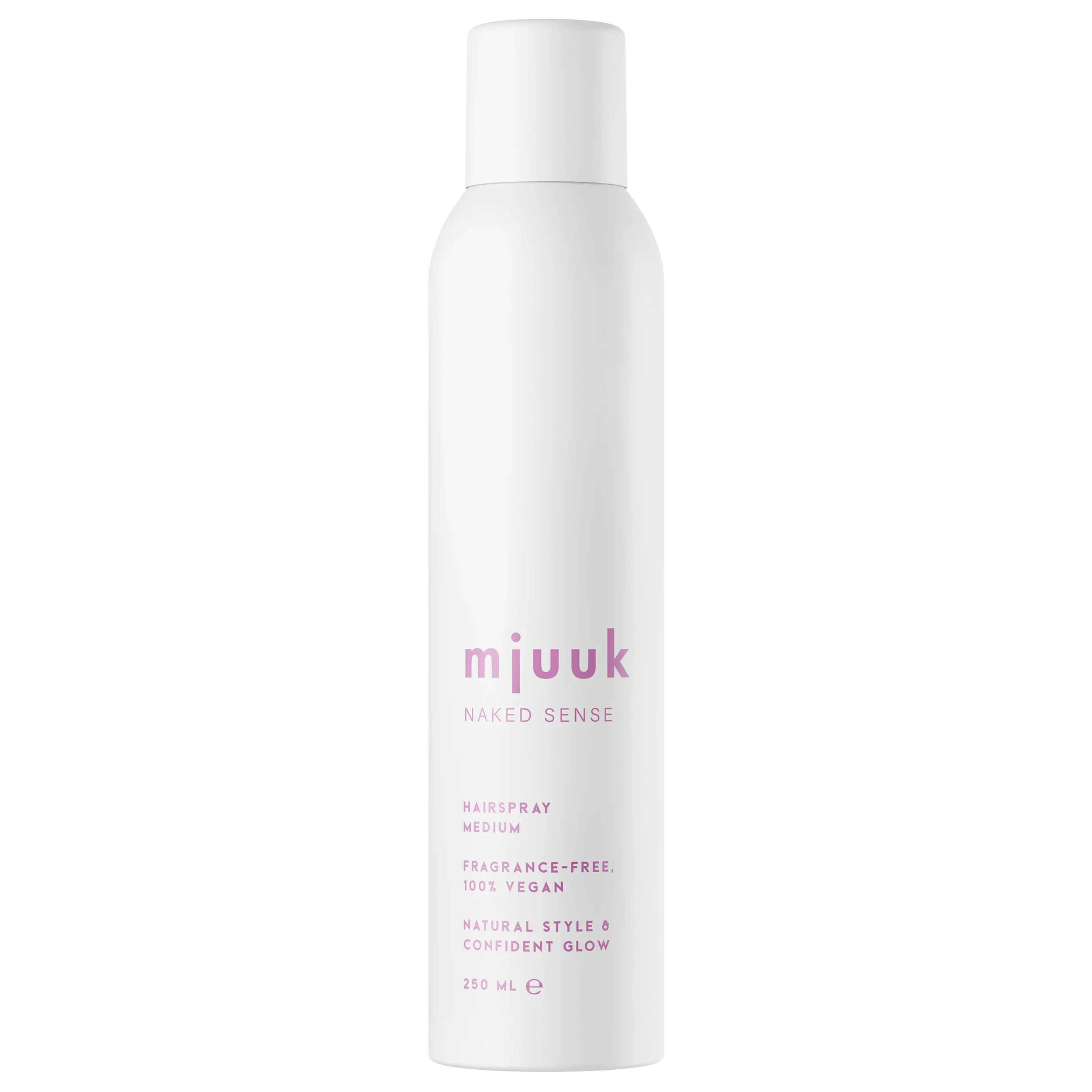 Mjuuk Naked Sense Fragrance-Free Hairspray Medium 250 ml från Mjuuk – köp hos Apotek Hjärtat