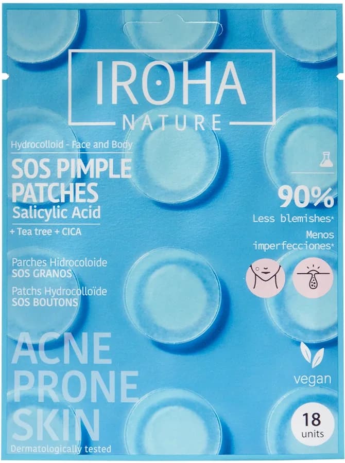Iroha Nature SOS Salicylic Acid Pimple Patches 18 st från Iroha Nature – köp hos Apotek Hjärtat