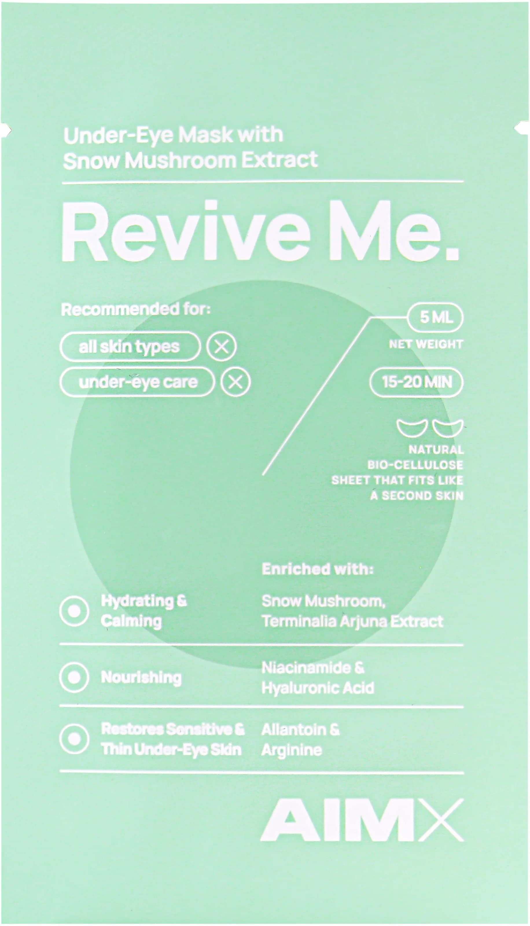 AIMX Revive Me Under Eye Mask With Hyaluron 5 ml från AIMX – köp hos Apotek Hjärtat