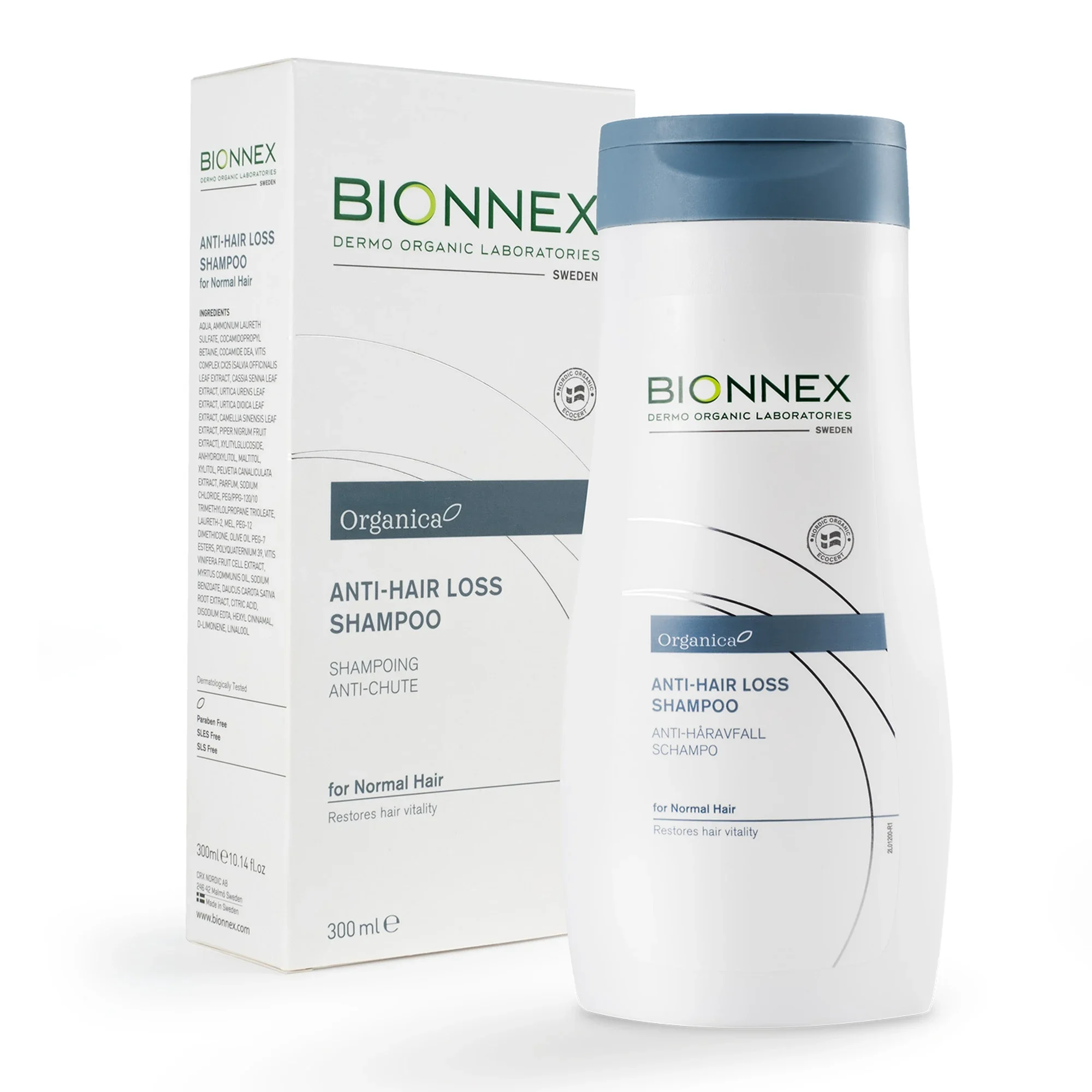 Bionnex Organica Anti-Hair Loss Shampoo for Normal Hair 300ml från Bionnex – köp hos Apotek Hjärtat