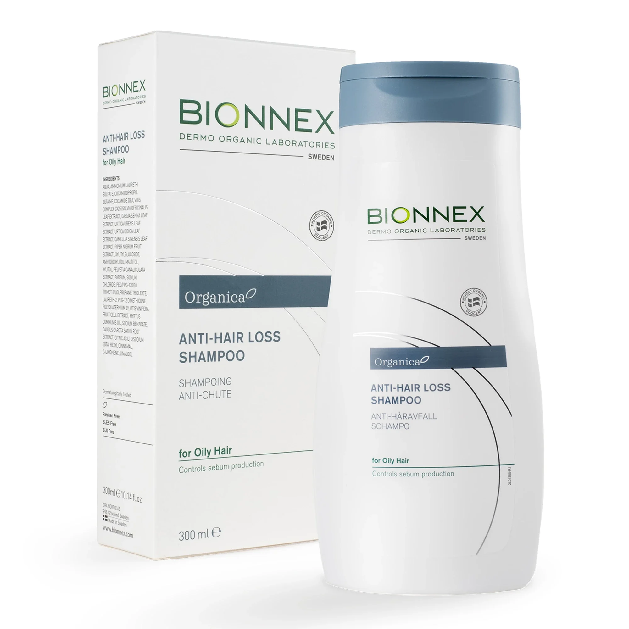 Bionnex Organica Anti-Hair Loss Shampoo for Oily Hair 300ml från Bionnex – köp hos Apotek Hjärtat