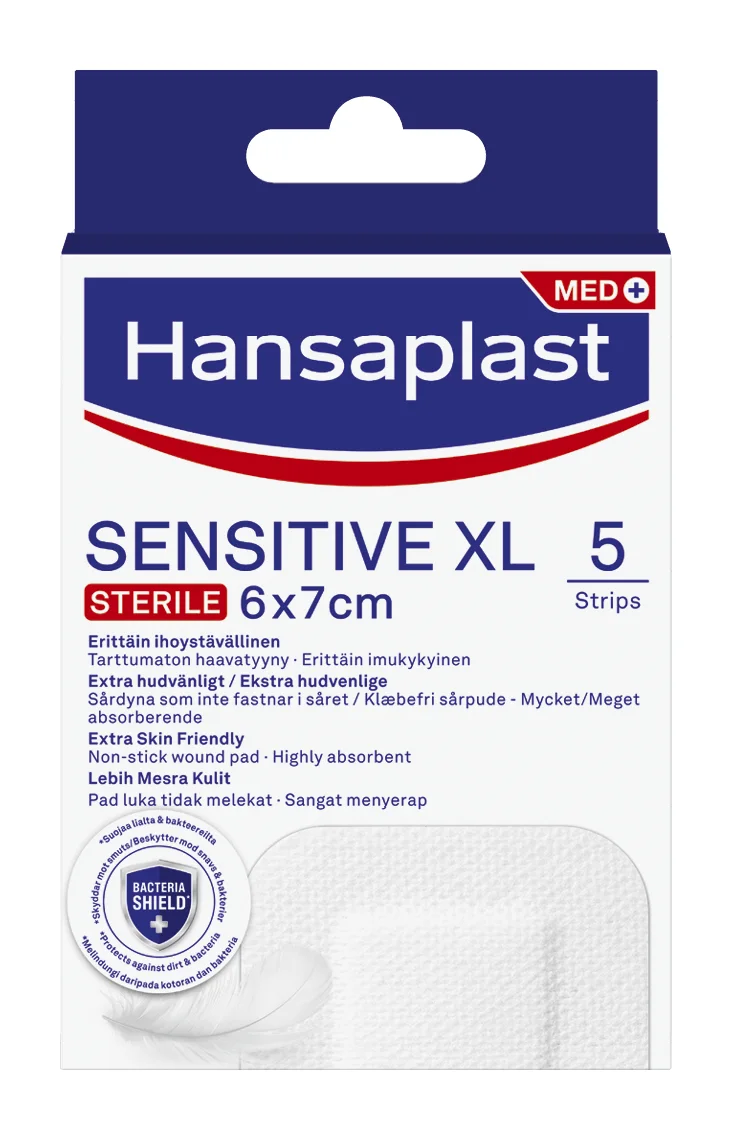 Hansaplast Sensitive XL Strips 5 st från Hansaplast – köp hos Apotek Hjärtat