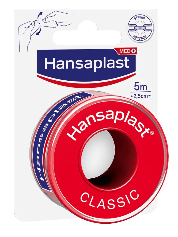 Hansaplast Fixation Tape Classic 5m x 2,5 cm från Hansaplast – köp hos Apotek Hjärtat