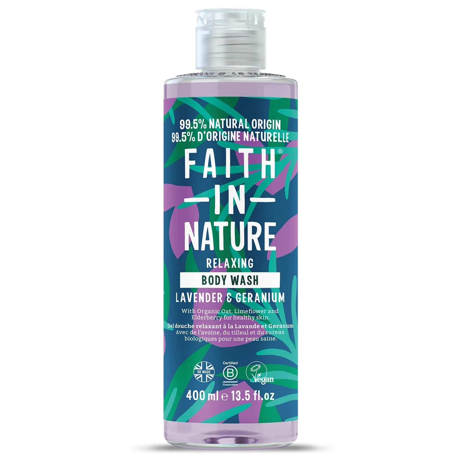 Faith in Nature Body Wash Lavender & Geranium 400 ml från Faith in Nature – köp hos Apotek Hjärtat