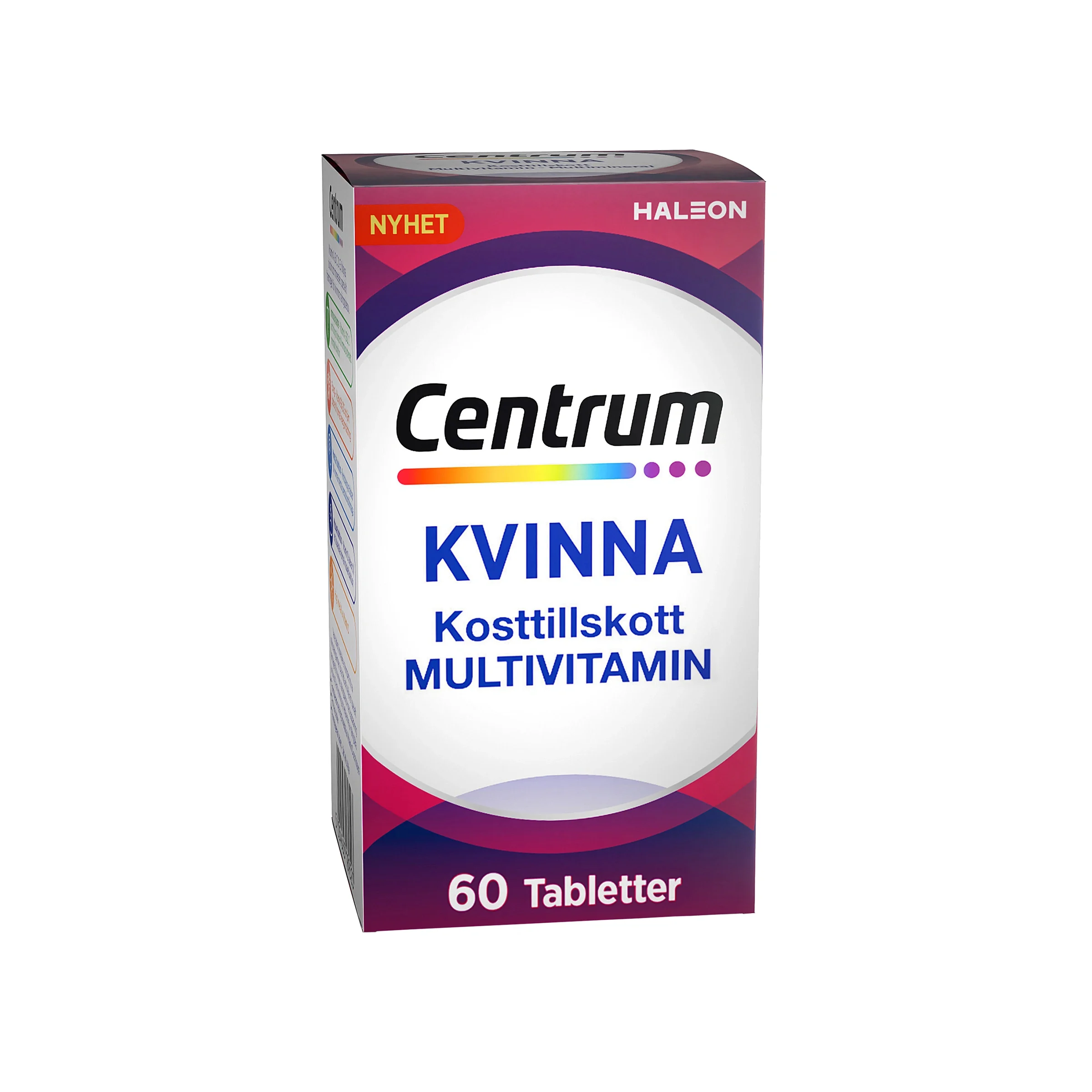 Centrum Kvinna Multivitamin 60 st från Centrum – köp hos Apotek Hjärtat