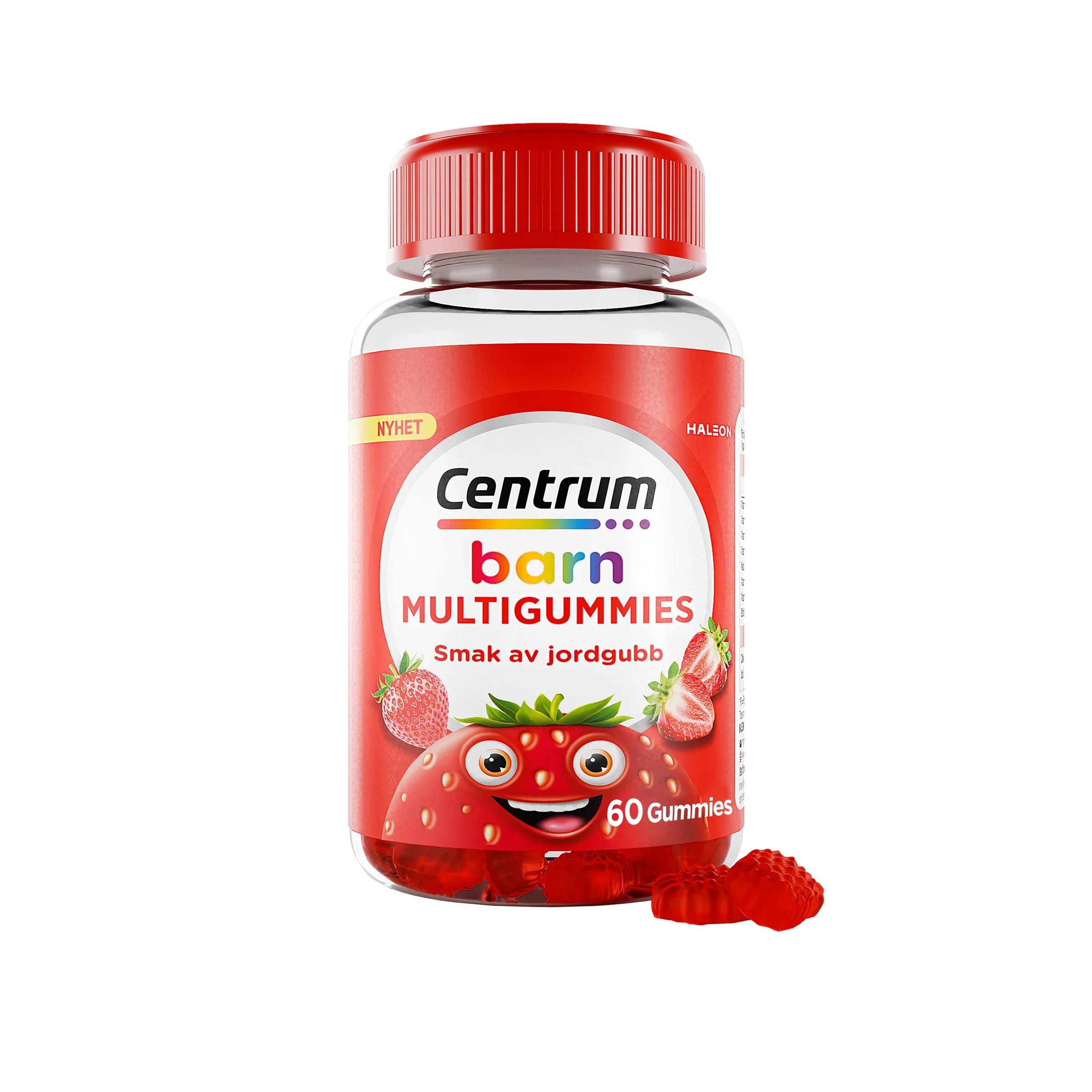 Centrum Barn Multivitamin Gummies Jordgubb 60 st från Centrum – köp hos Apotek Hjärtat