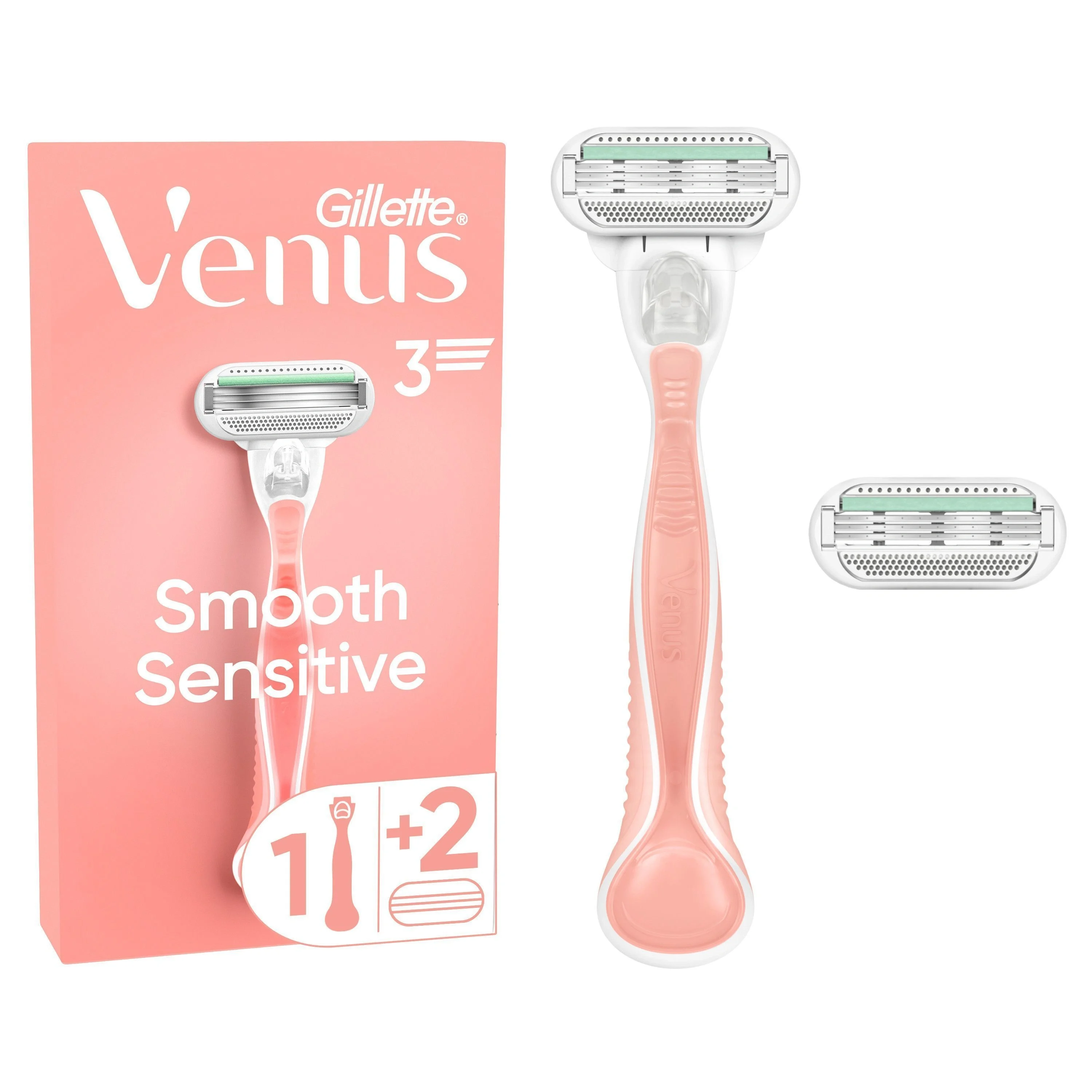 Gillette Venus Smooth Sensitive Rakhyvel från Gillette Venus – köp hos Apotek Hjärtat