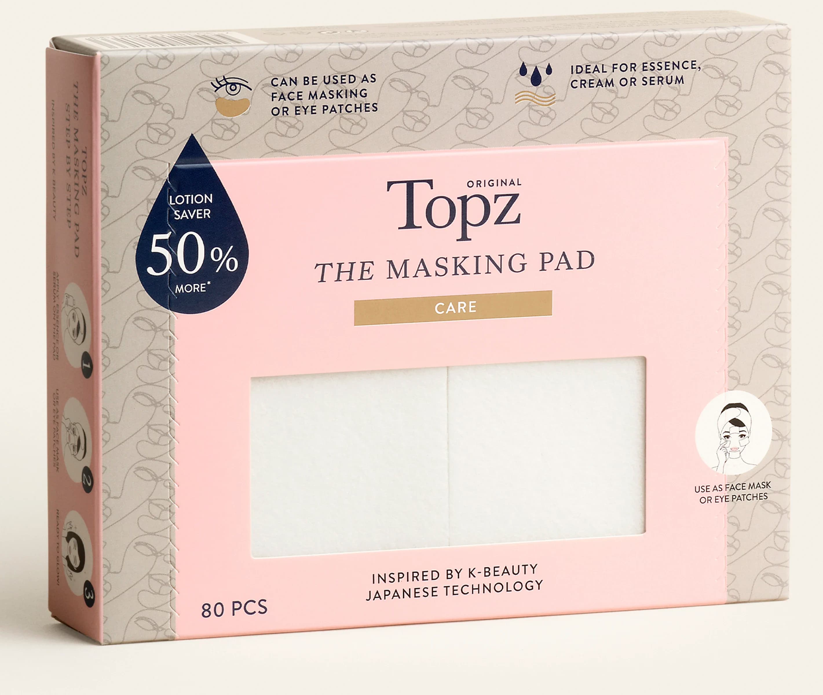 Topz Premium The Masking Pad 80 st från Topz – köp hos Apotek Hjärtat
