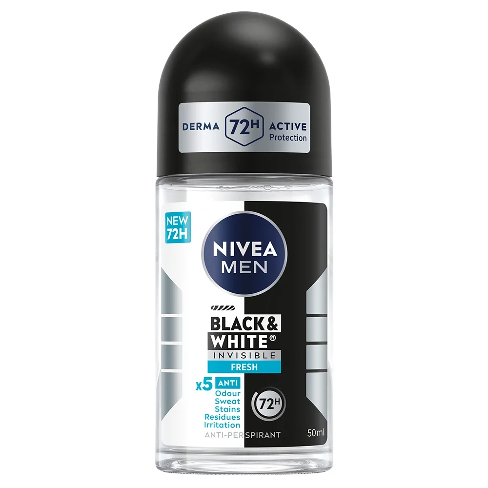 Nivea Men Black & White Fresh Roll On 50 ml från Nivea - köp hos Apotek Hjärtat