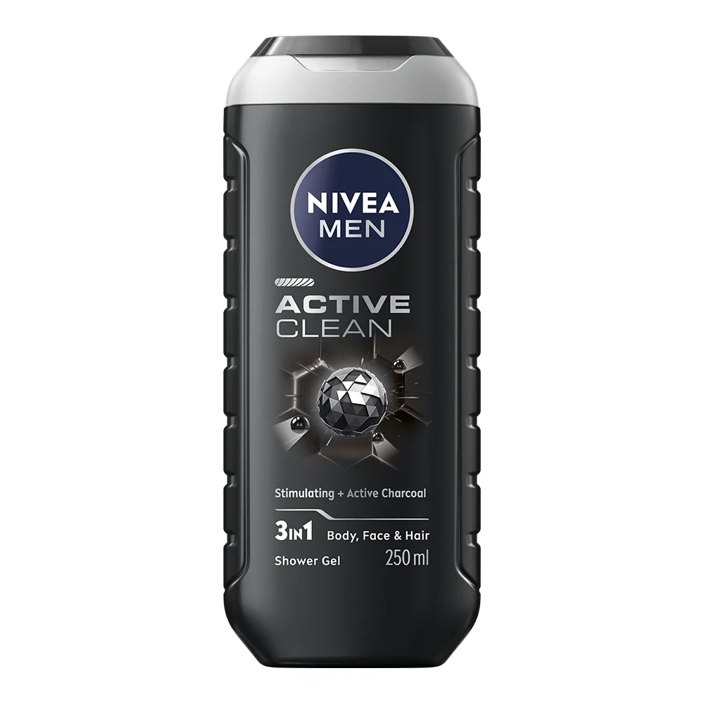 Nivea Men Active Clean Shower Gel 250 ml från Nivea – köp hos Apotek Hjärtat