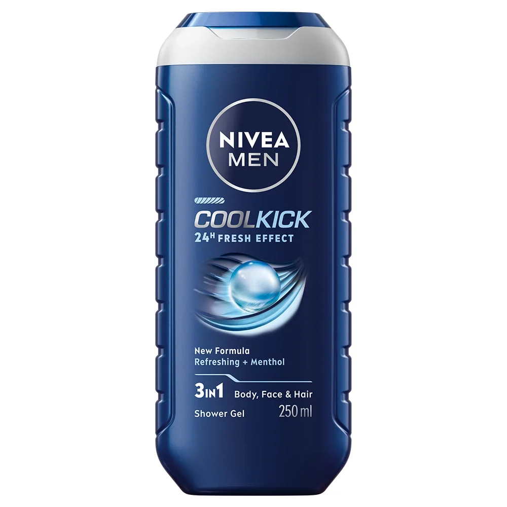 Nivea Men Cool Kick Shower Gel 250 ml från Nivea – köp hos Apotek Hjärtat