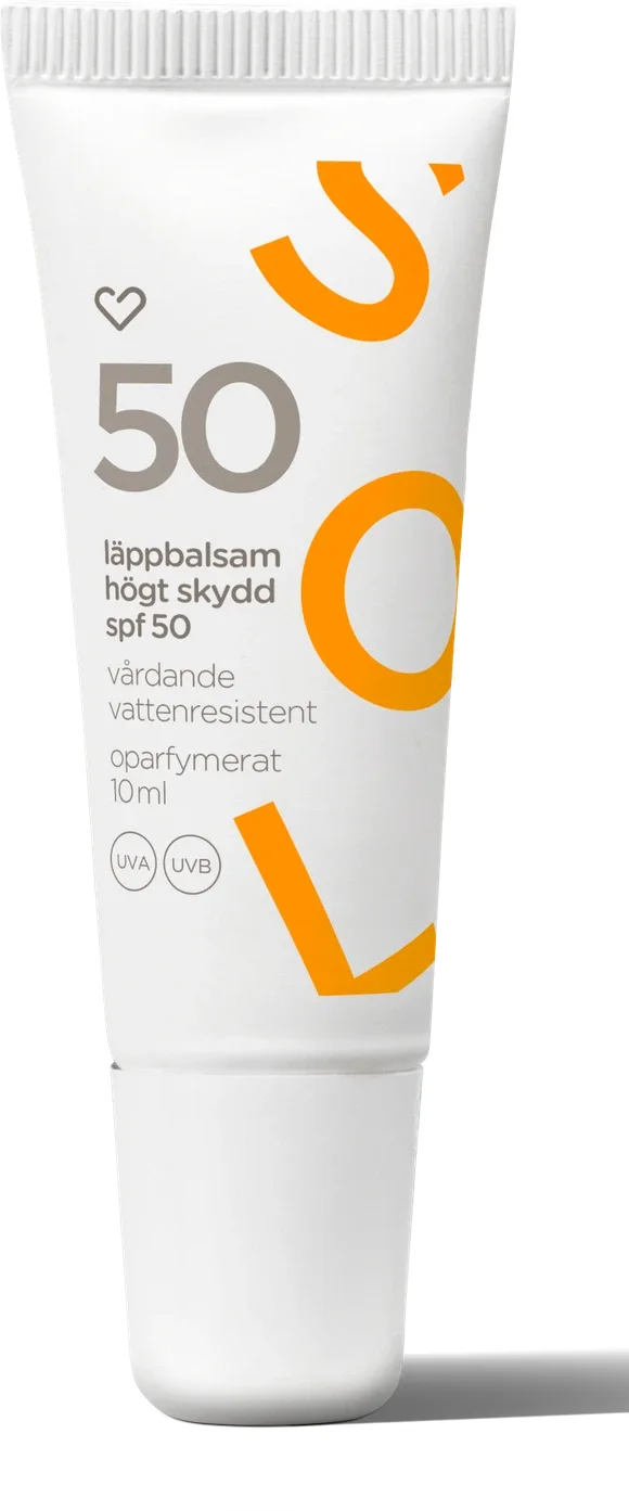 Hjärtats Läppbalsam SPF50 Oparfymerad 10 ml från Hjärtats – köp hos Apotek Hjärtat