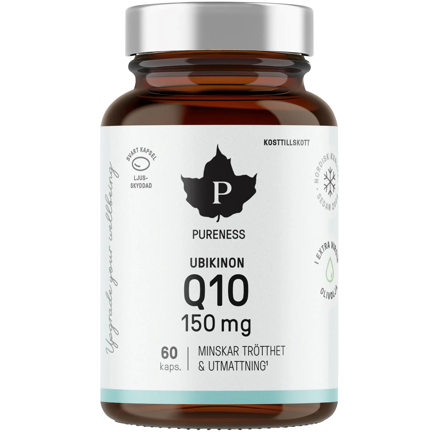 Pureness Q10 Ubikinon 150 mg 60 kapslar från Pureness – köp hos Apotek Hjärtat