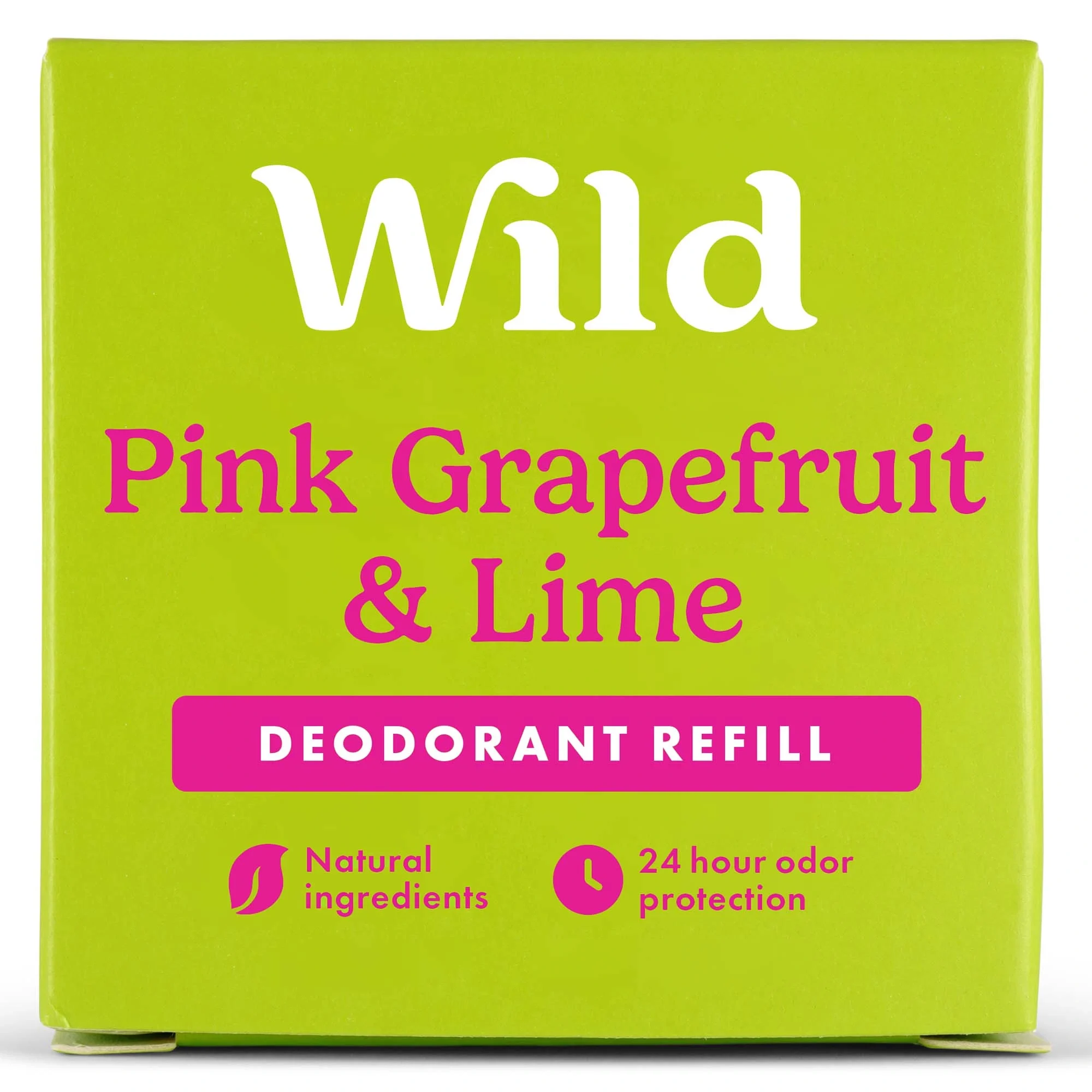 Wild Pink Grapefruit & Lime Deo Refill 40g från Wild – köp hos Apotek Hjärtat