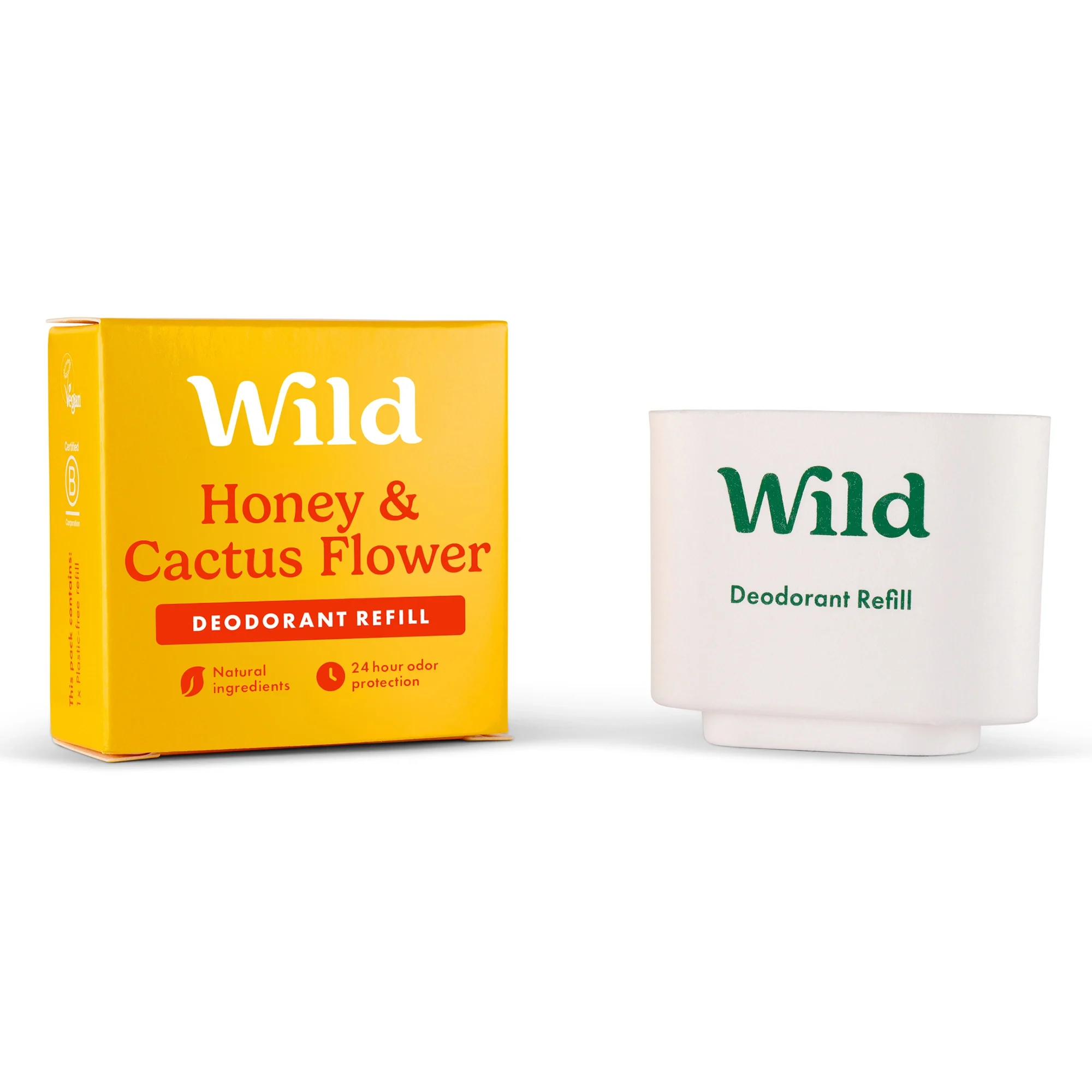 Wild Honey & Cactus Flower Deo Refill 40g från Wild – köp hos Apotek Hjärtat