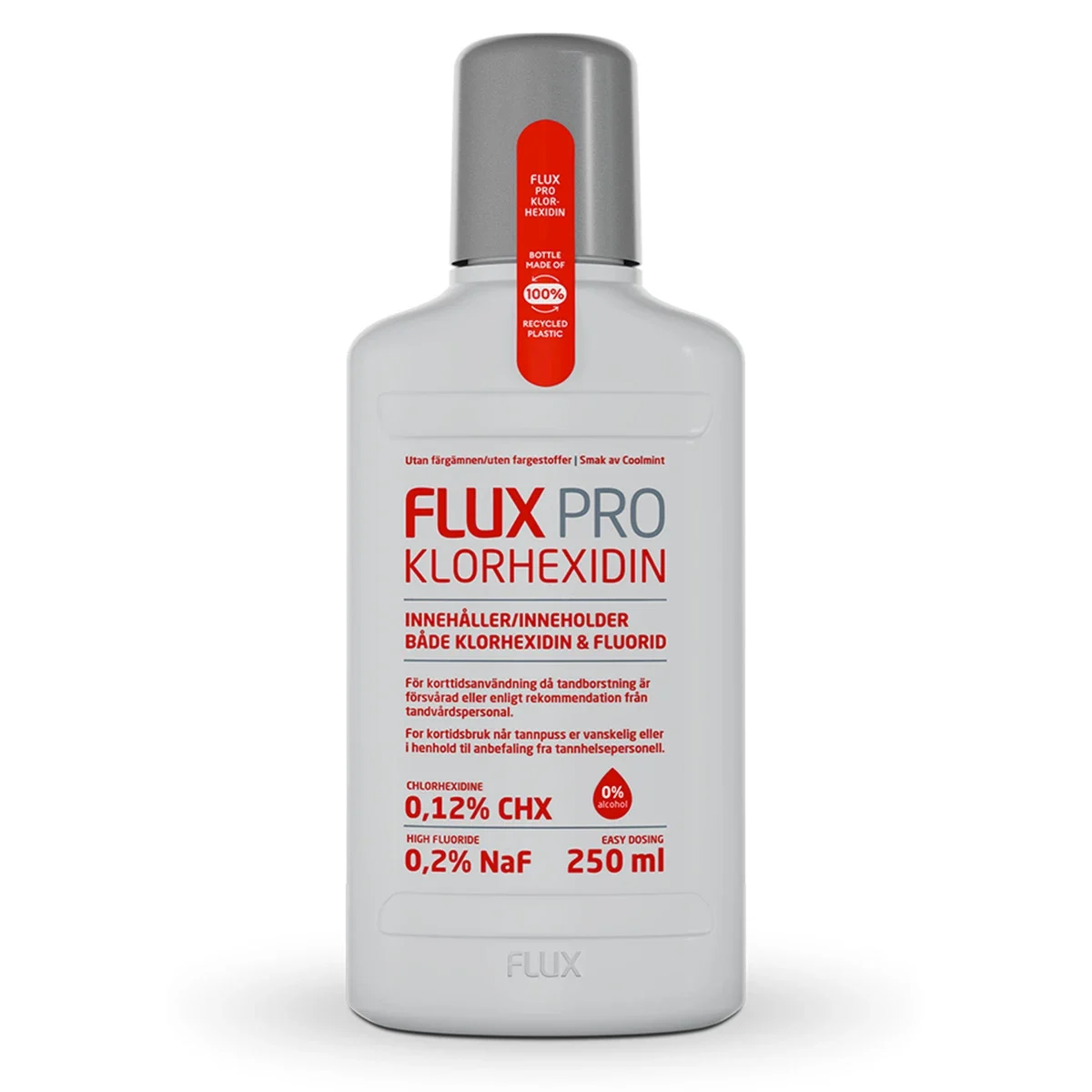 Flux Klorhexidin munskölj 250 ml från Flux – köp hos Apotek Hjärtat