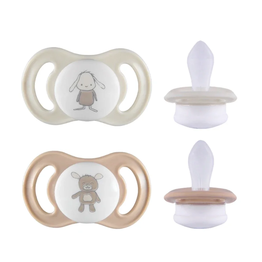 ESSKA Happy Mini 0+m Silikon Beige 2-pack från Esska – köp hos Apotek Hjärtat