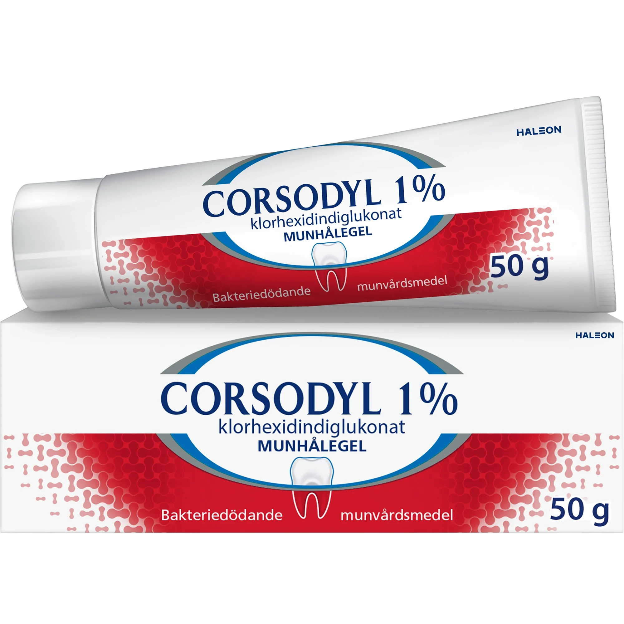 Corsodyl munhålegel 1 % 50 g från Corsodyl – köp hos Apotek Hjärtat
