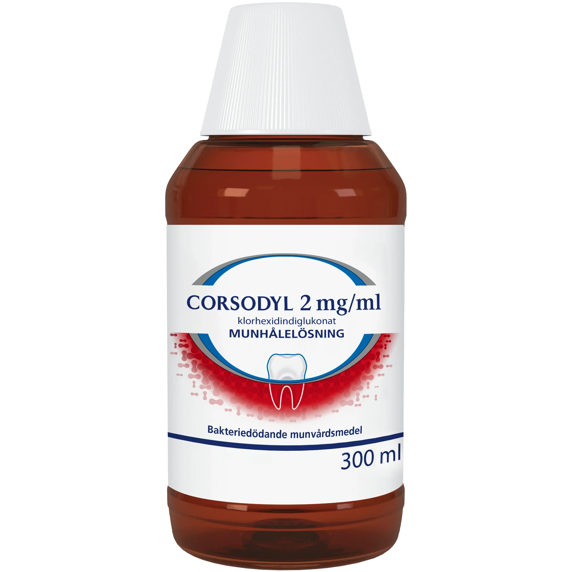 Corsodyl munhålelösning 2 mg/ml 300 ml från Corsodyl – köp hos Apotek Hjärtat