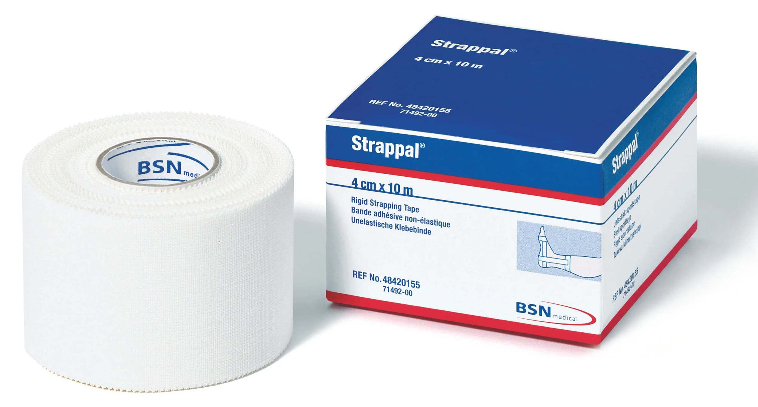 Strappal Sporttejp Vit 4 cm x 10 m från Strappal – köp hos Apotek Hjärtat