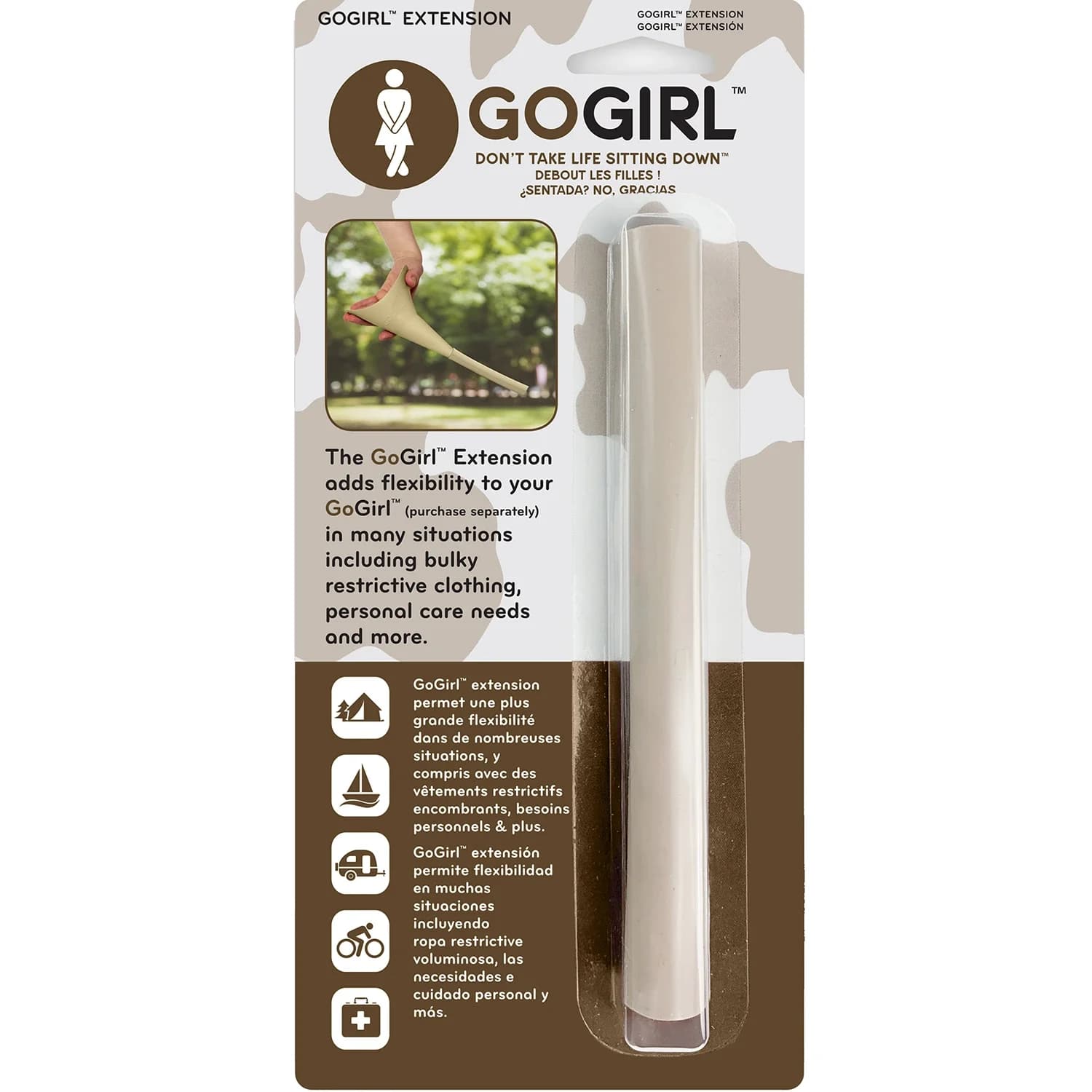 Go Girl Extension Khaki Förlängning för kisstratt från Go Girl – köp hos Apotek Hjärtat