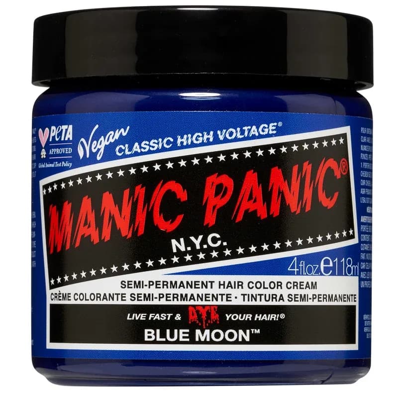Manic Panic Classic High Voltage Semi-Permanent Hair Color Cream 118 ml Blue Moon från Manic Panic – köp hos Apotek Hjärtat