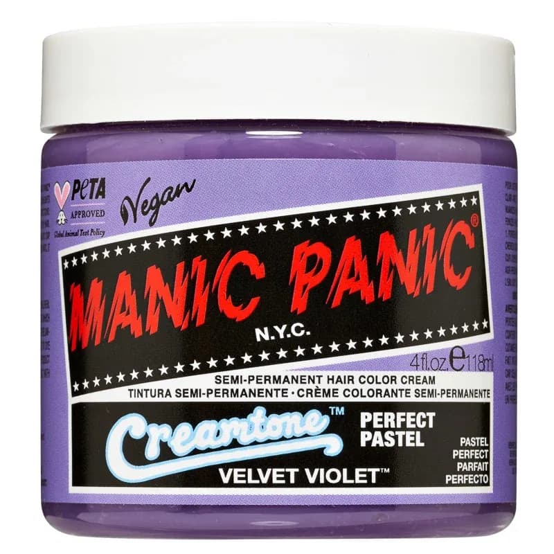 Manic Panic Classic High Voltage Semi-Permanent Hair Color Cream 118 ml Velvet Violet från Manic Panic – köp hos Apotek Hjärtat
